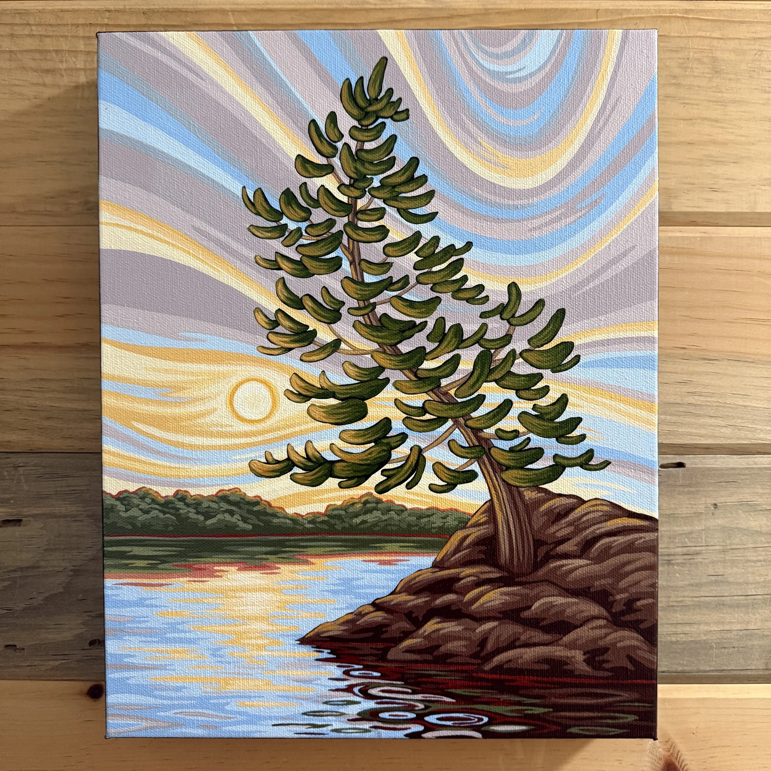 Sway II original acrylic painting