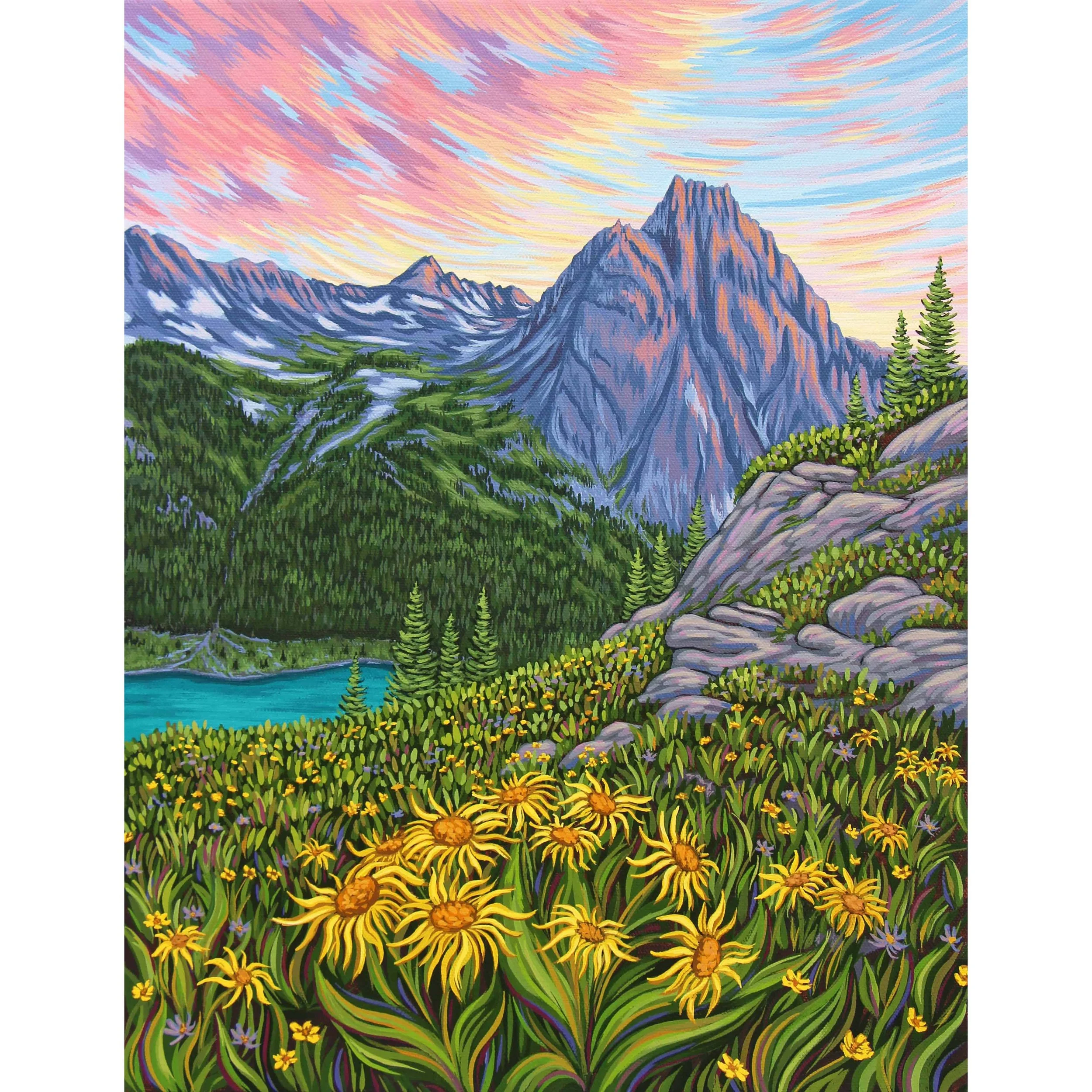 Blue Lakes Beauty Print