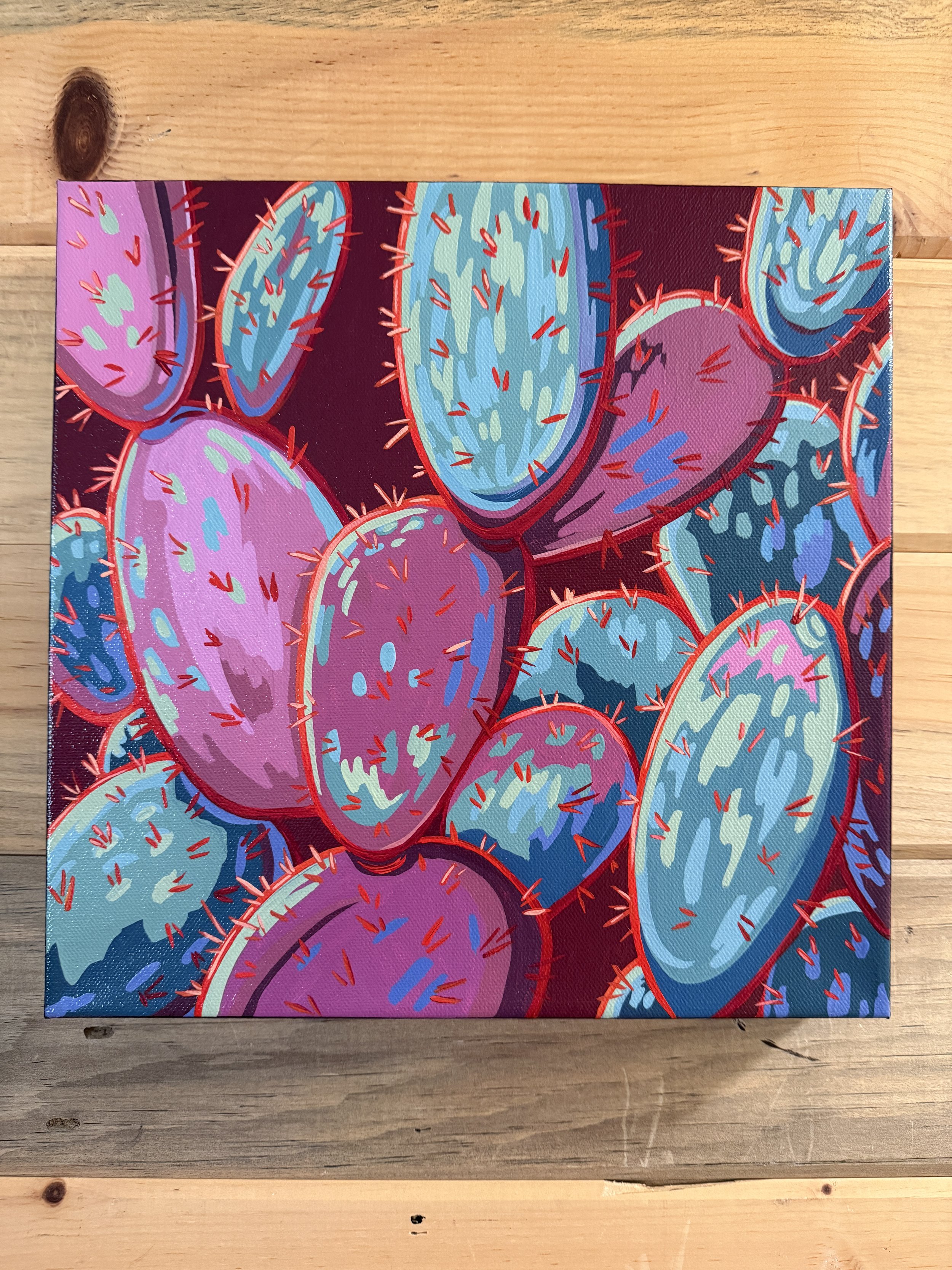"Opuntia" Original Acrylic Painting