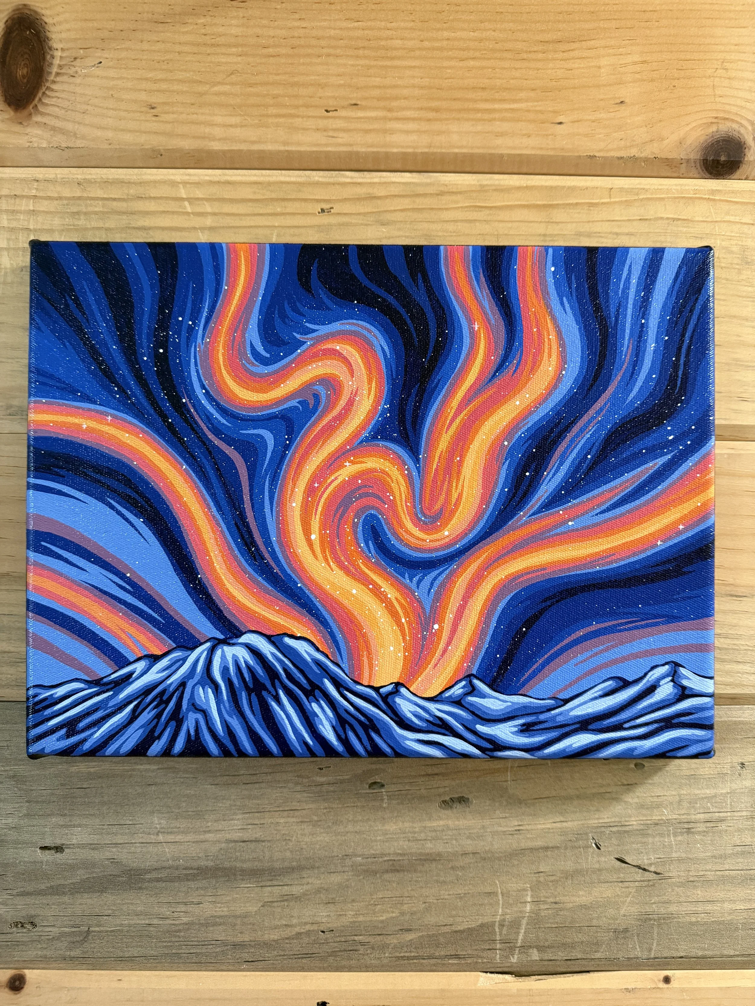 "Celestial Vibes" Original Acrylic Painting