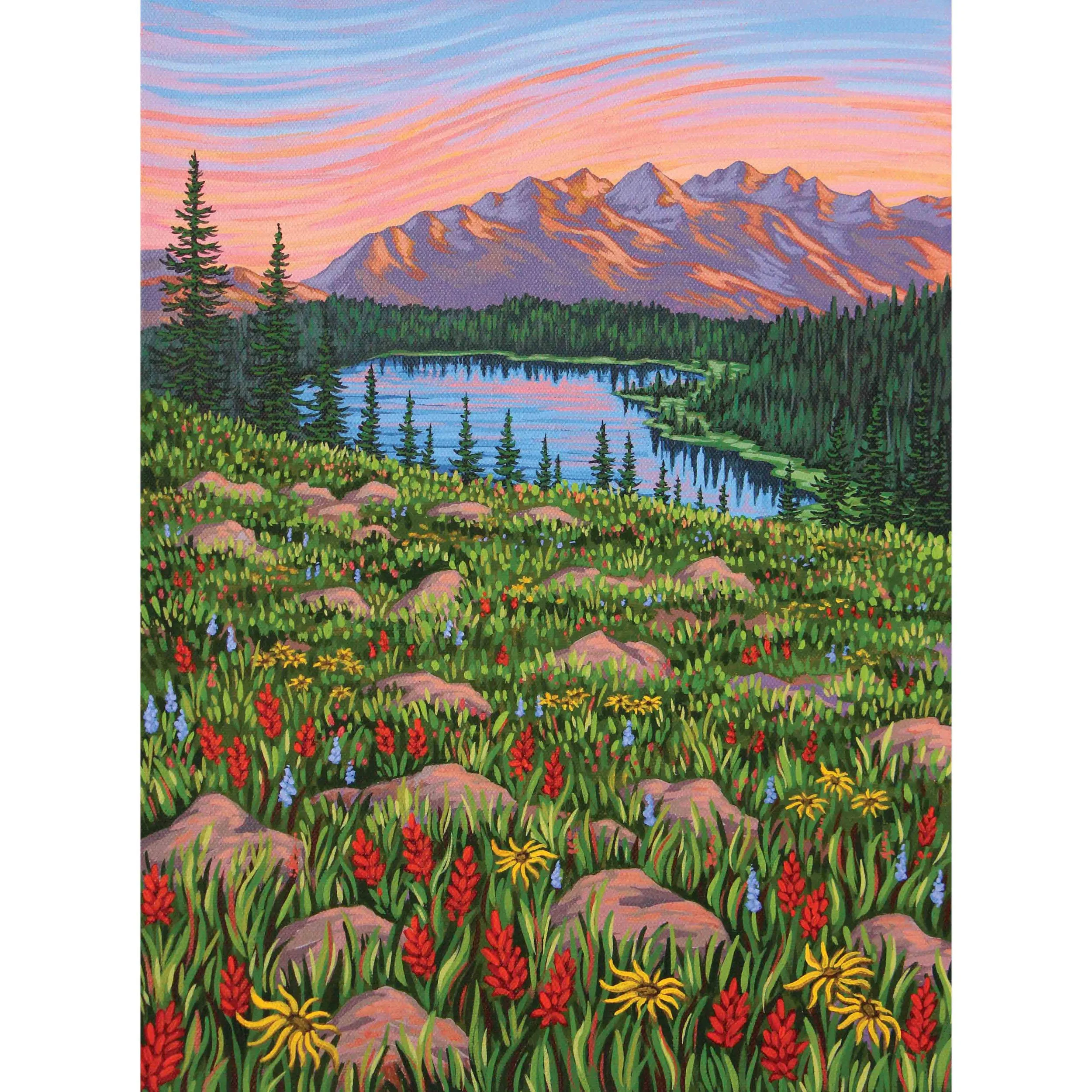 Alpine Glow Print