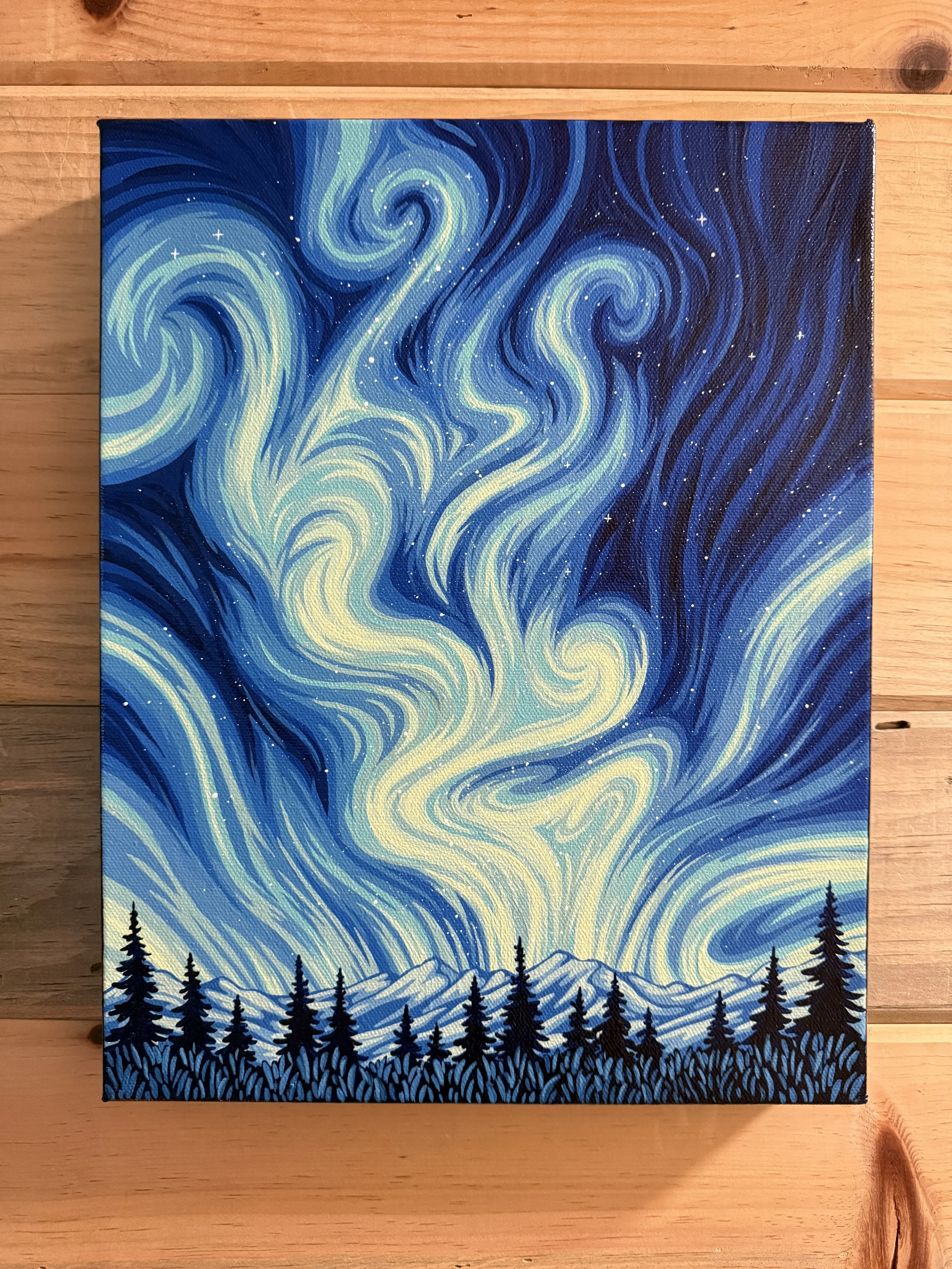 "Eternal Echos" Original Acrylic Painting