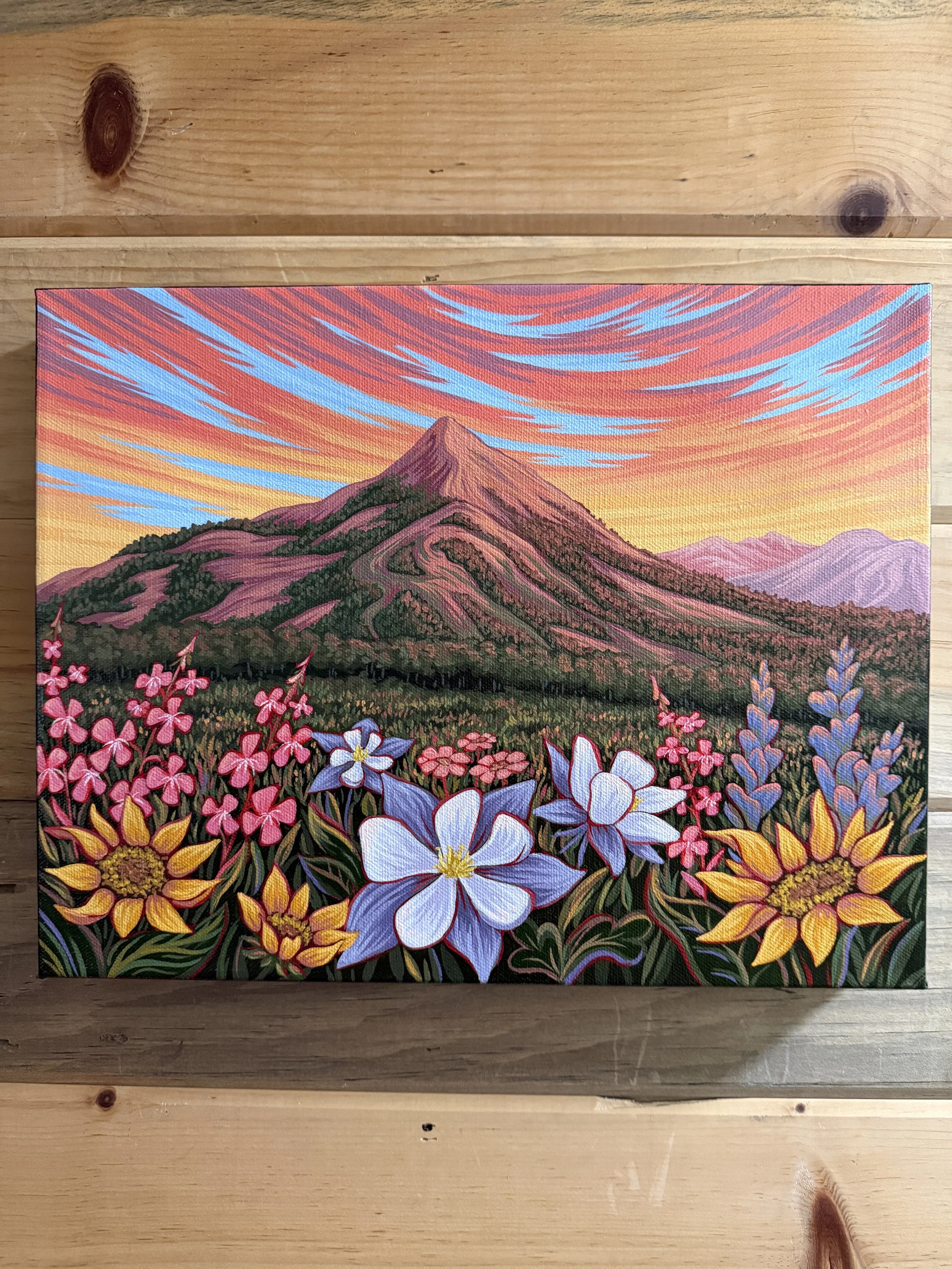 "Colorado Summer III" Original Acrylic Painting