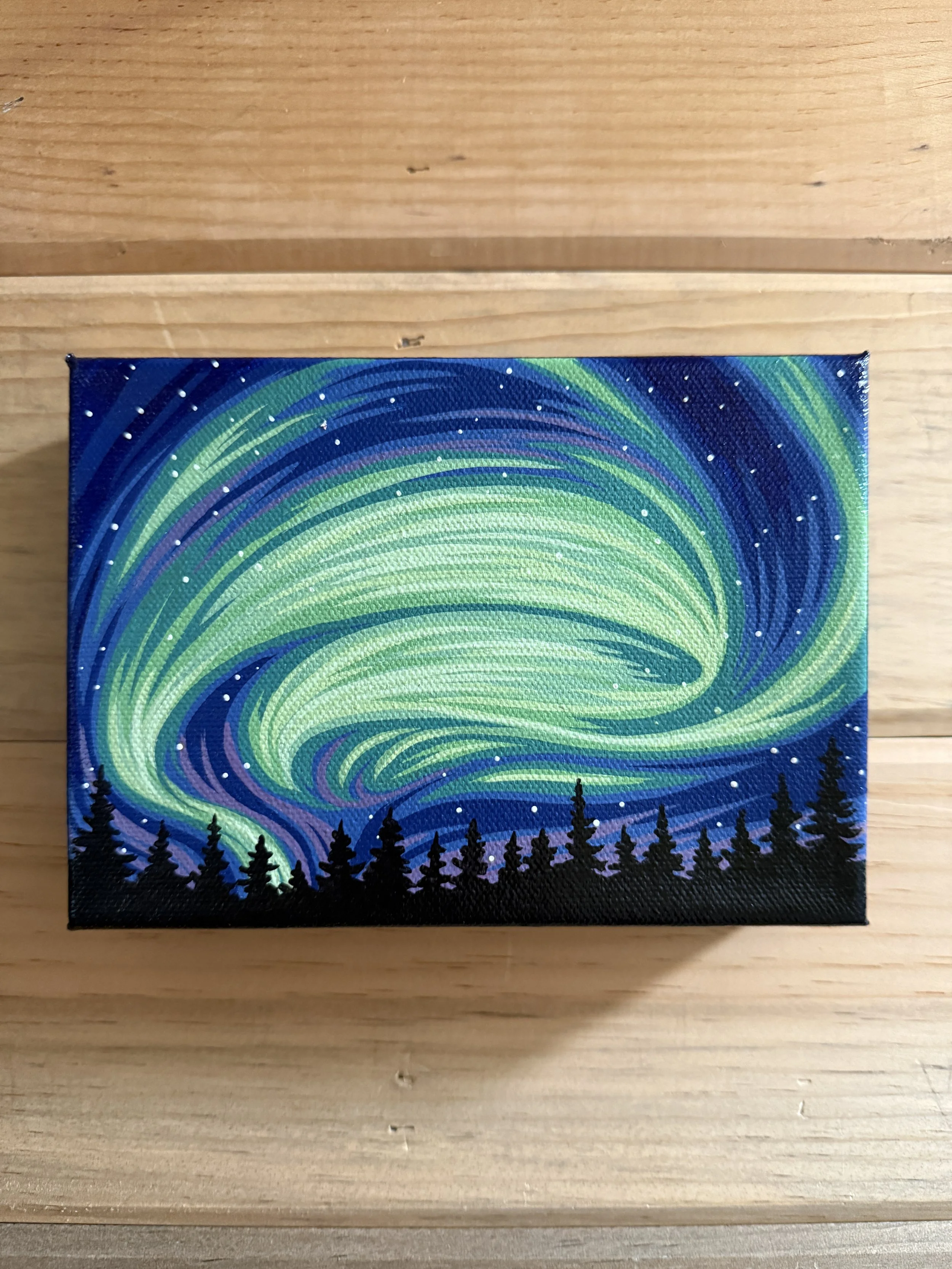 "Aurora 2" Original Acrylic Painting