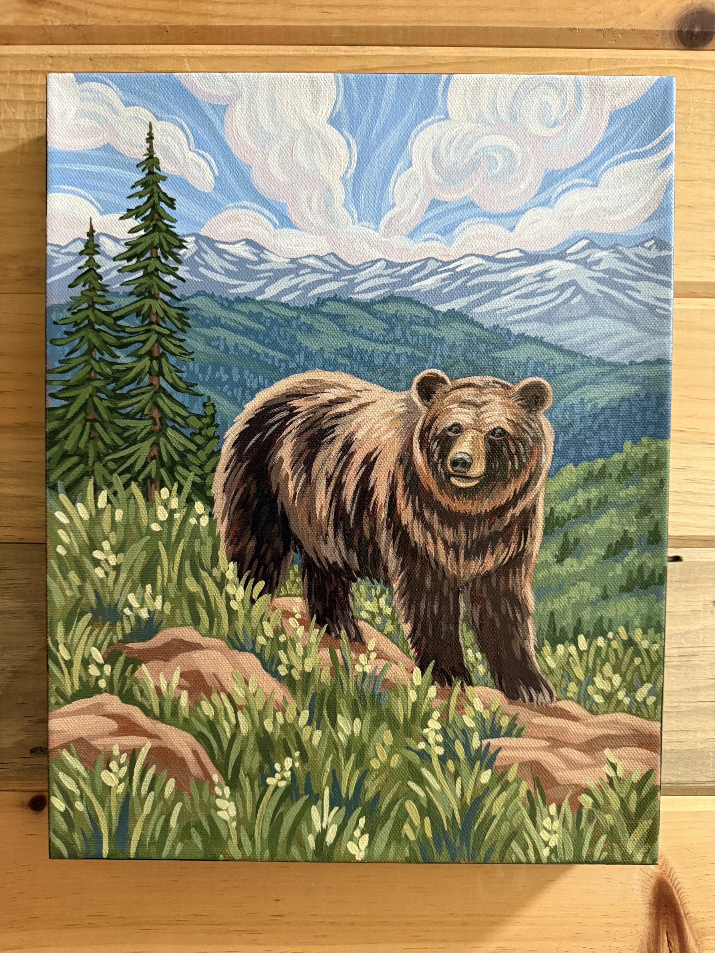 "Mighty" Original Acrylic Painting