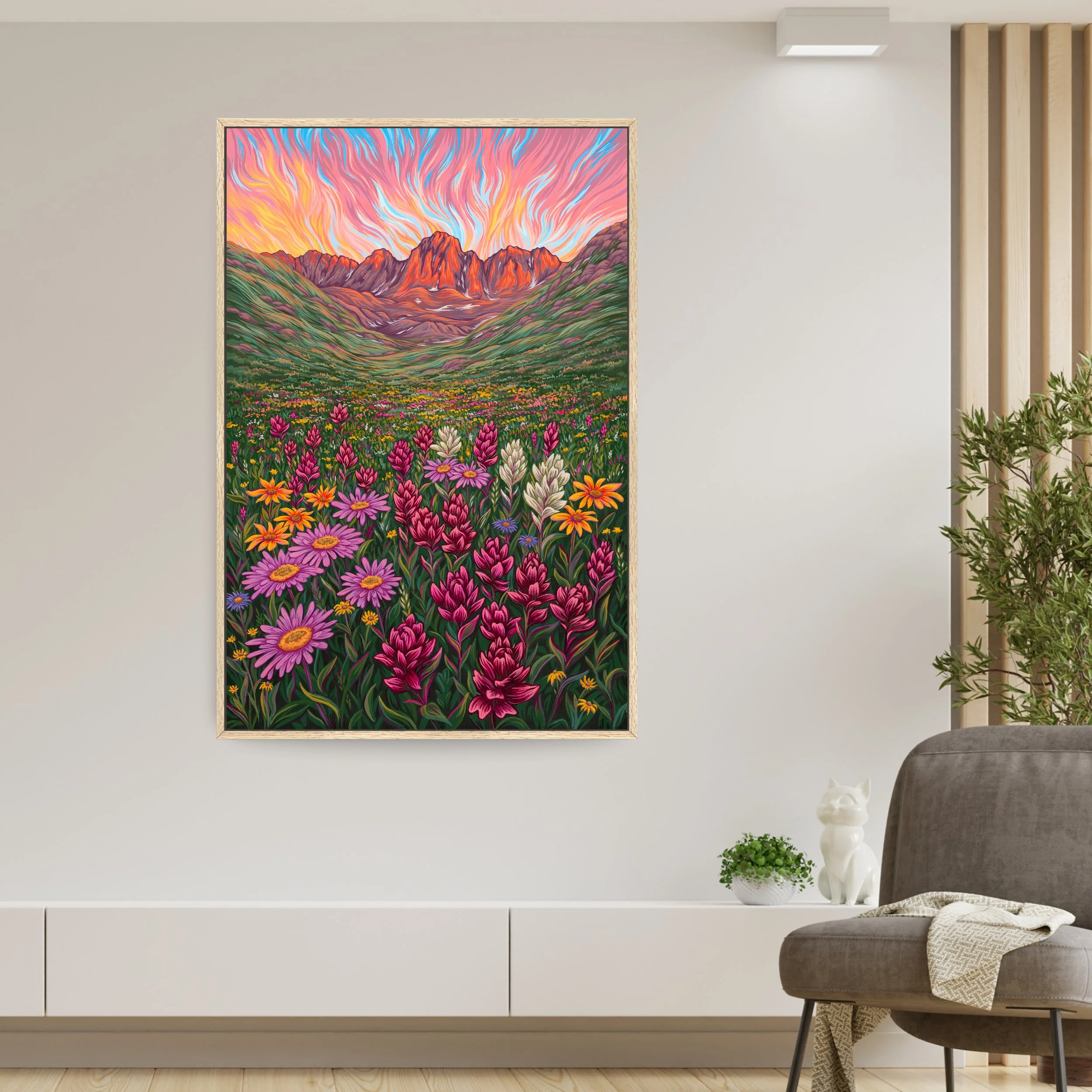 American Basin Framed Canvas Print