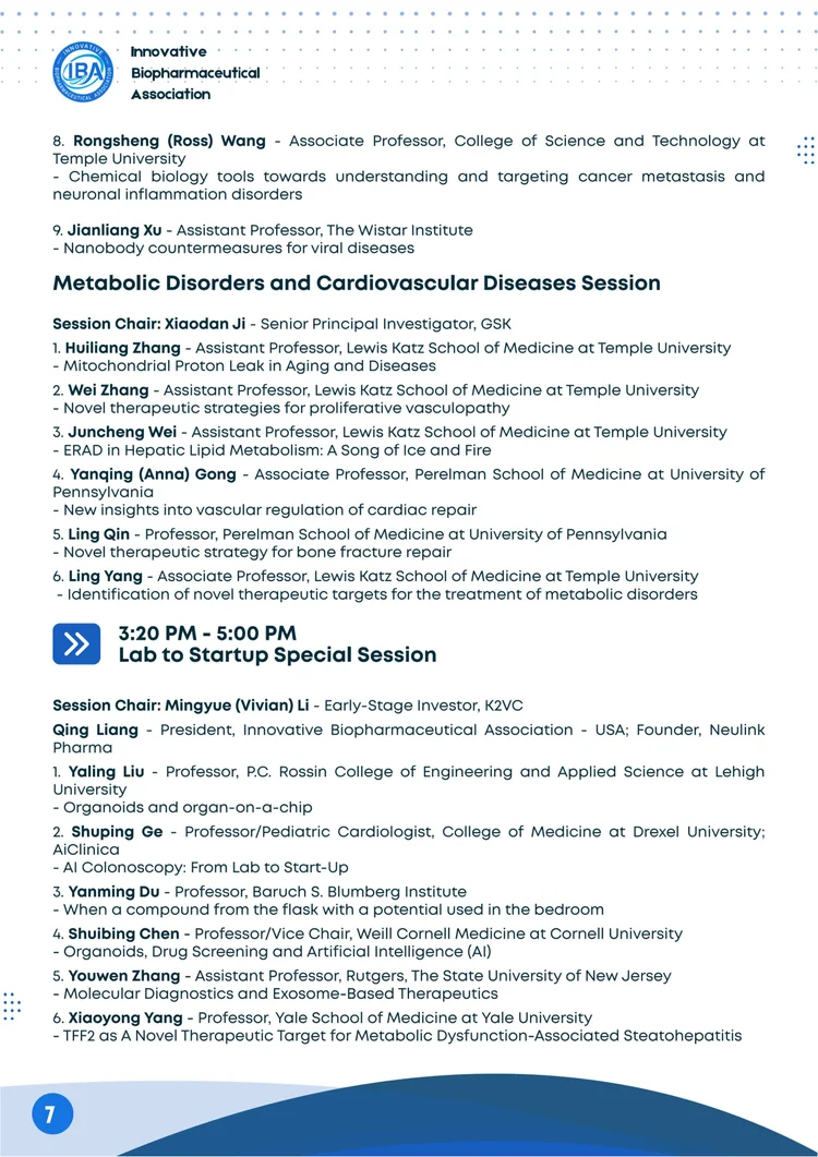 Symposium program slide 8