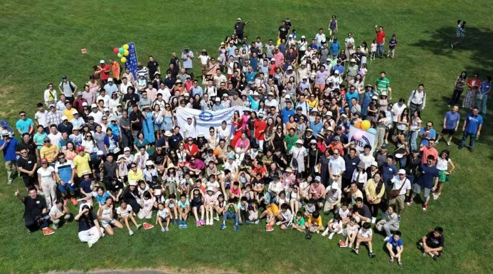 Group photo from the 2025 community barbecue