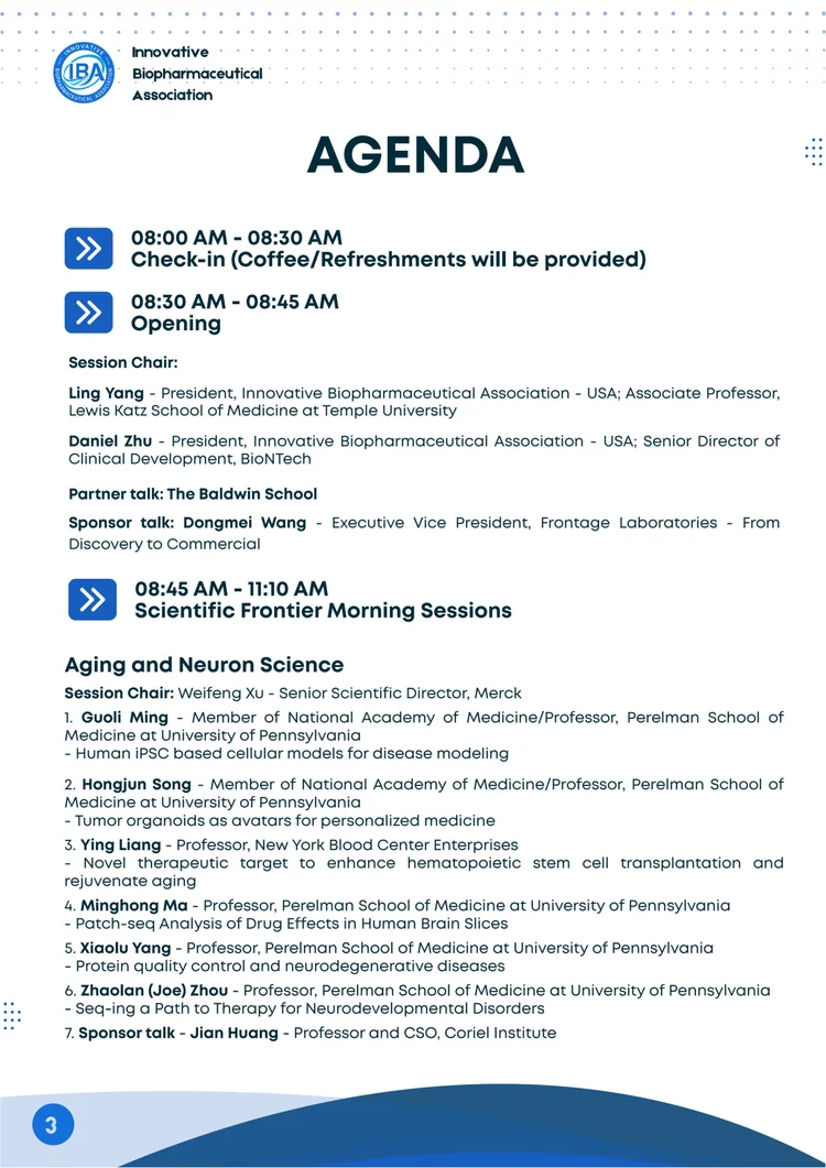 Symposium program slide 4