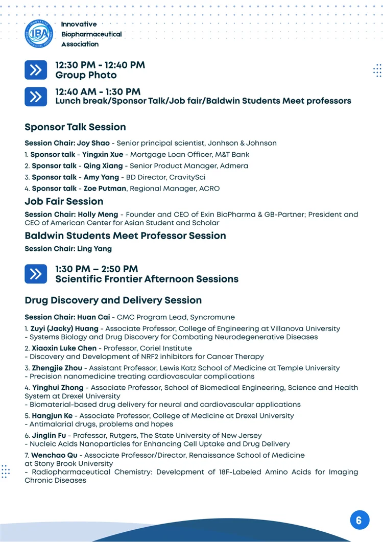 Symposium program slide 7