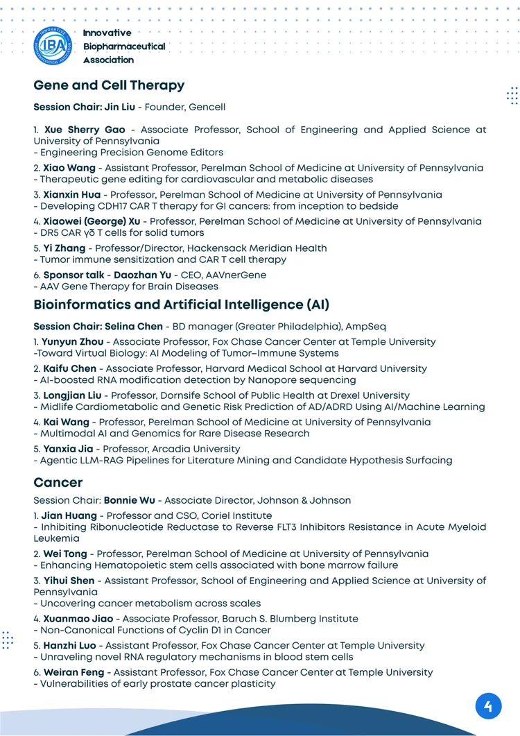 Symposium program slide 5