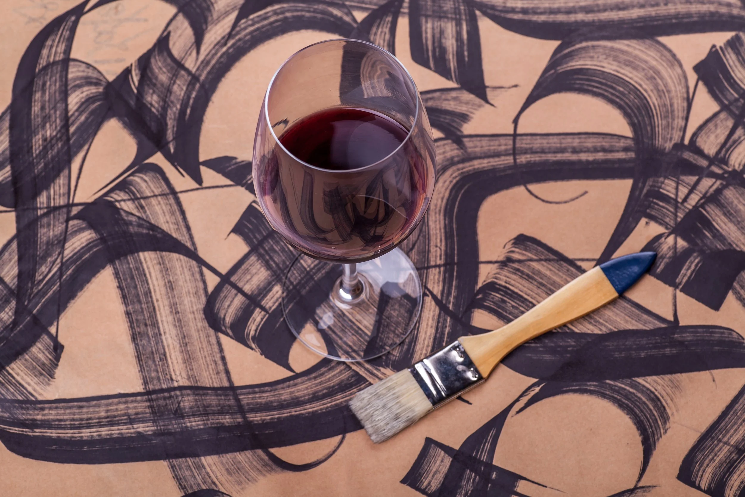 Modern Minis &amp; Malbec Wine Art Workshop - Spark Series