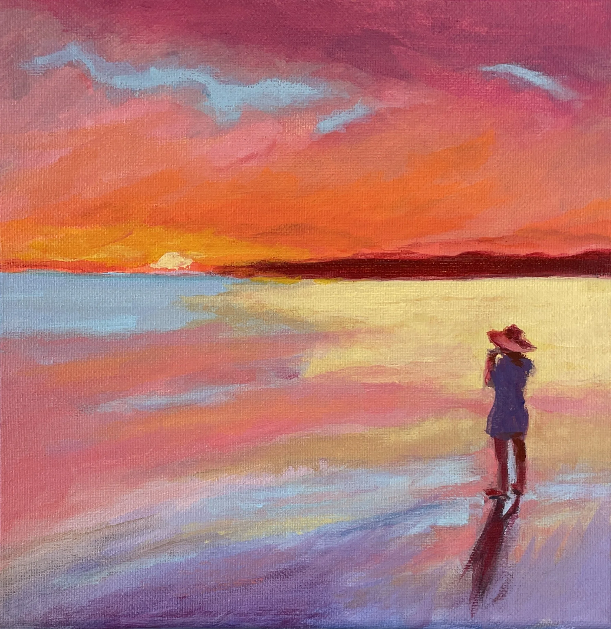 Romantic Skies Acrylic Workshop 