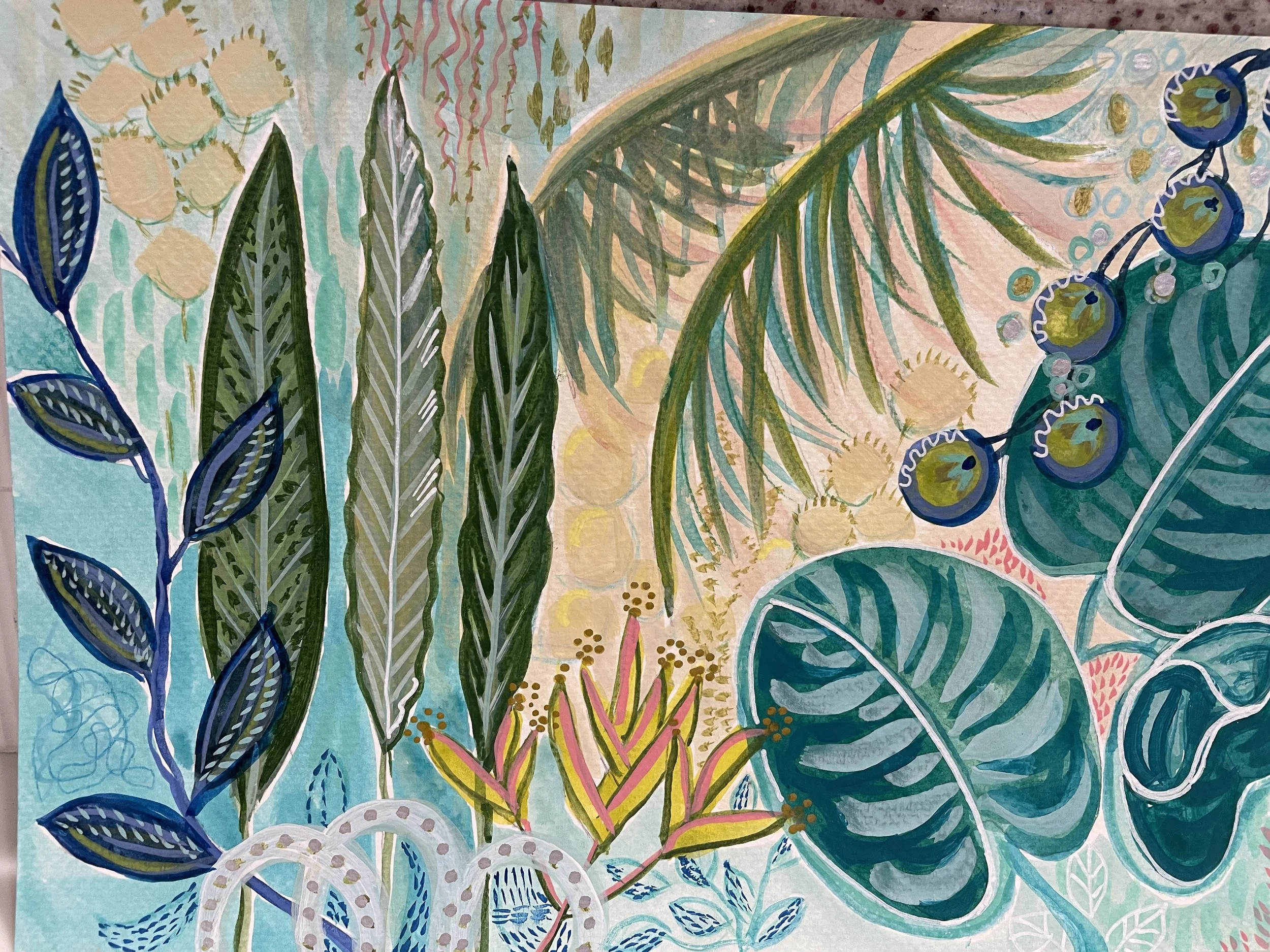 Tropical Escape Acrylics Workshop 