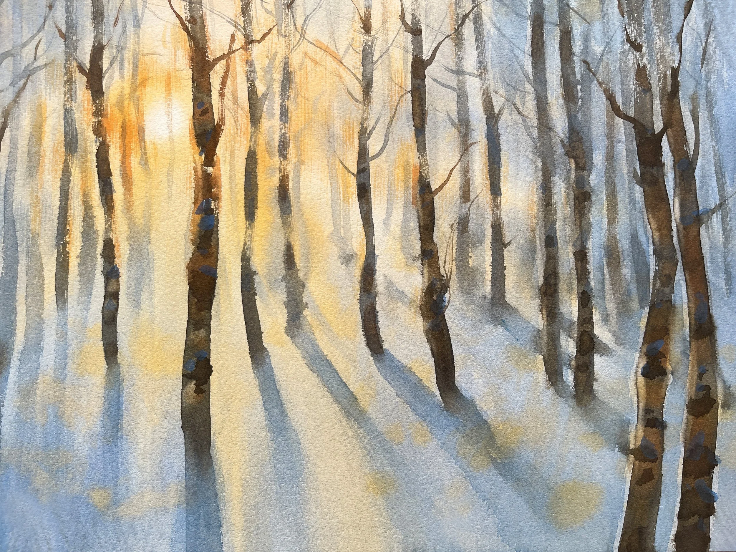 Chasing Golden Hour Watercolor Workshop 
