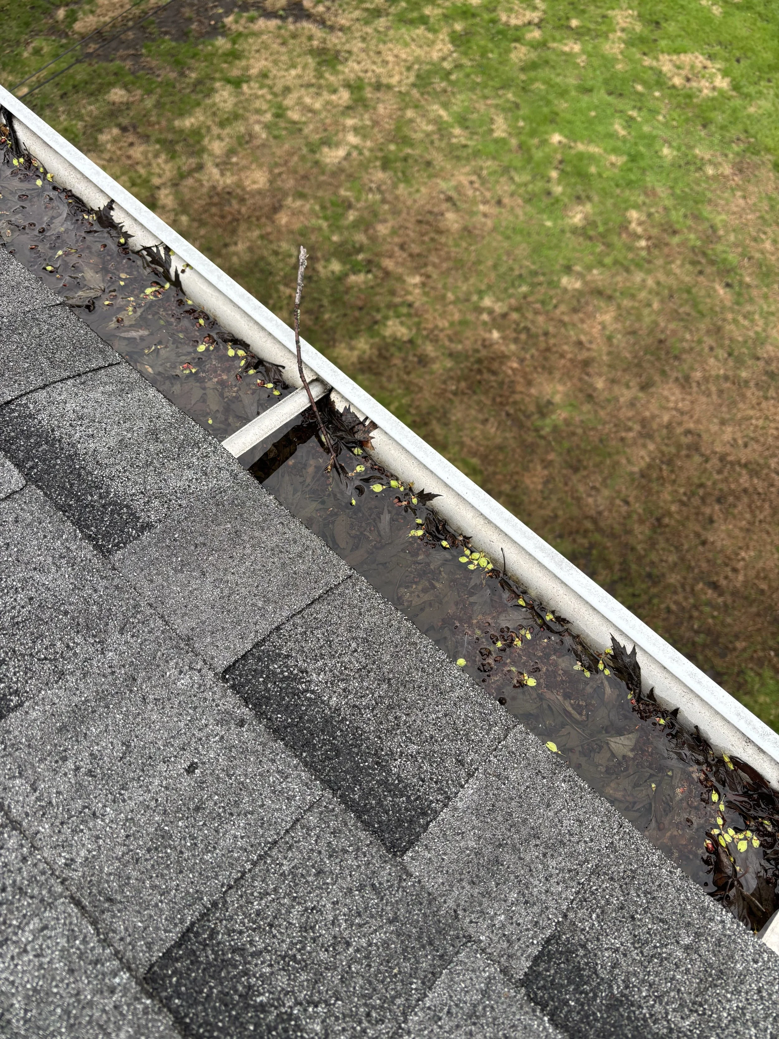 MJ Gutter Cleaning on a home in Highland Park