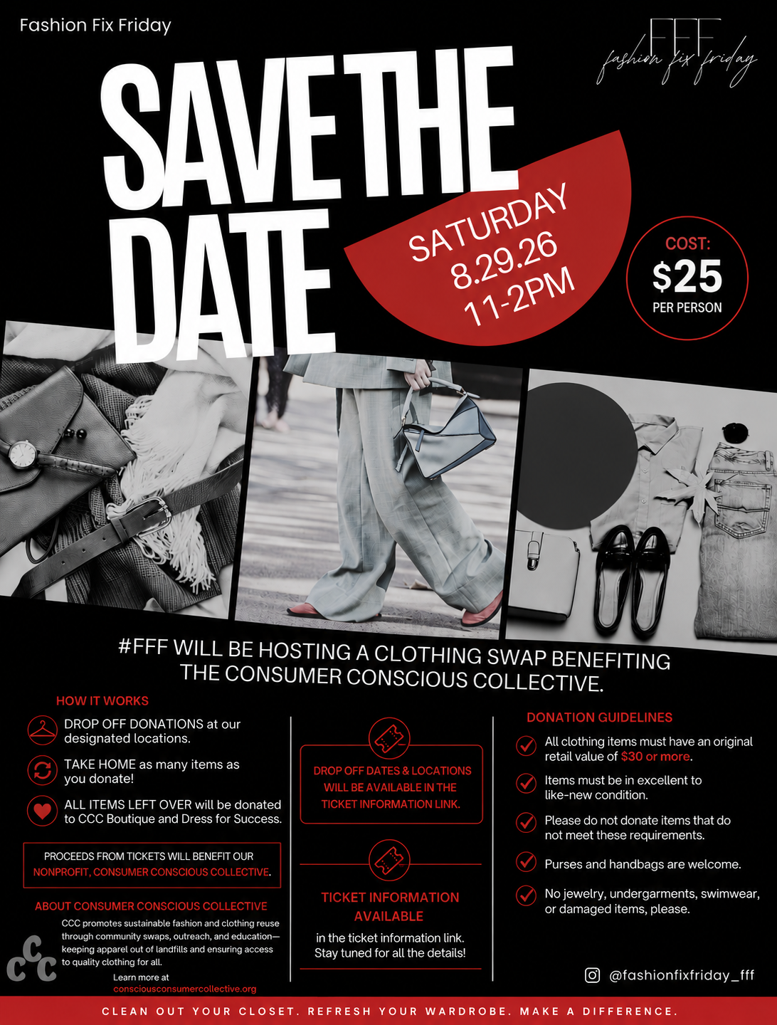 #FFF Clothing Swap Benefiting the Consumer Conscious Collective