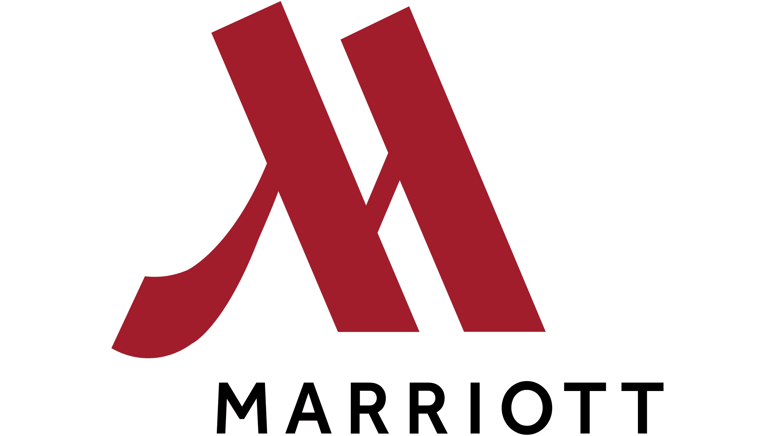 Marriott logo with stylized red 'M' above the word 'MARRIOTT' in black text.