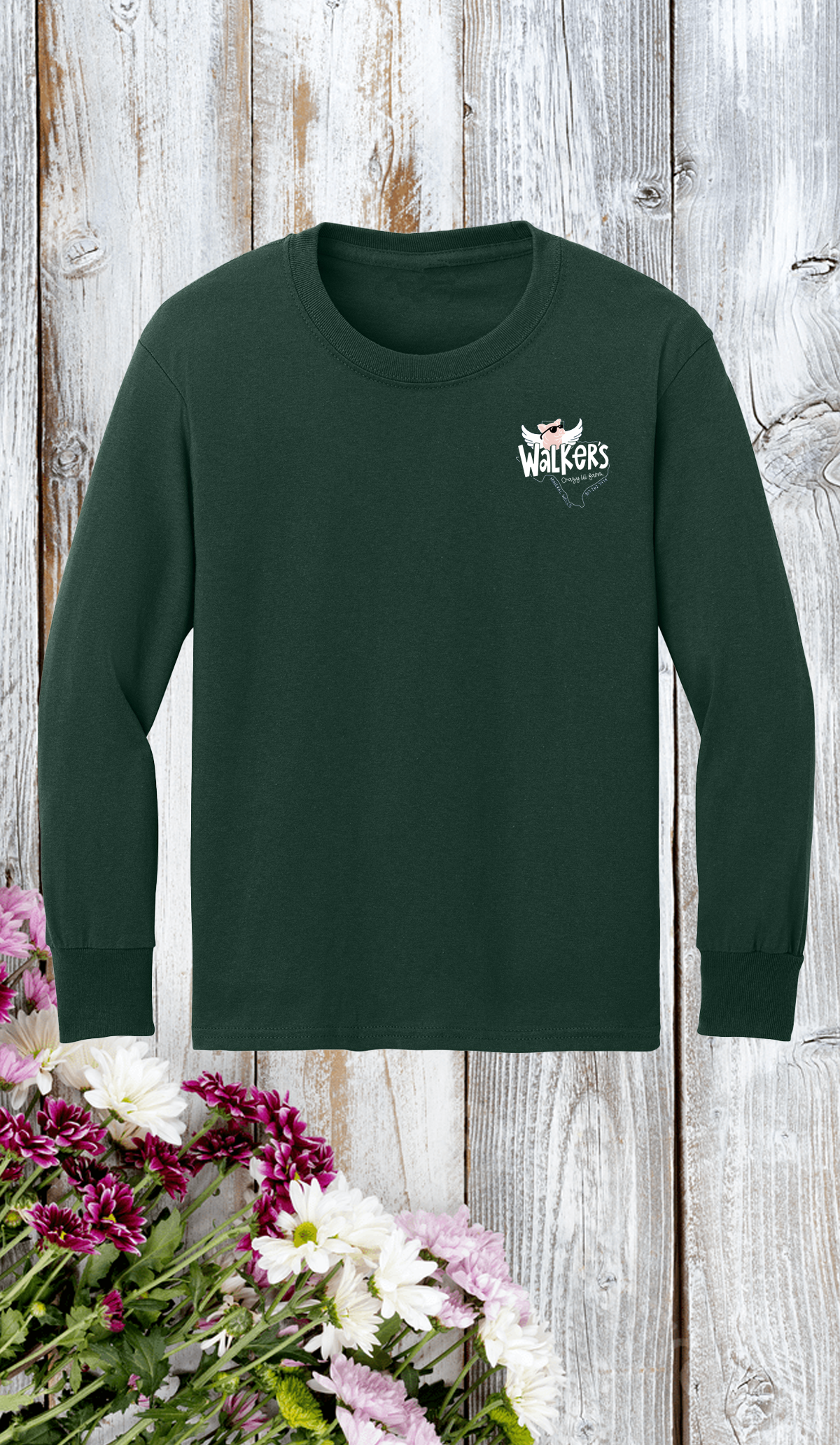 WCF PC54LS and PC54YLS Dark Green Virtual Shirt Product.png