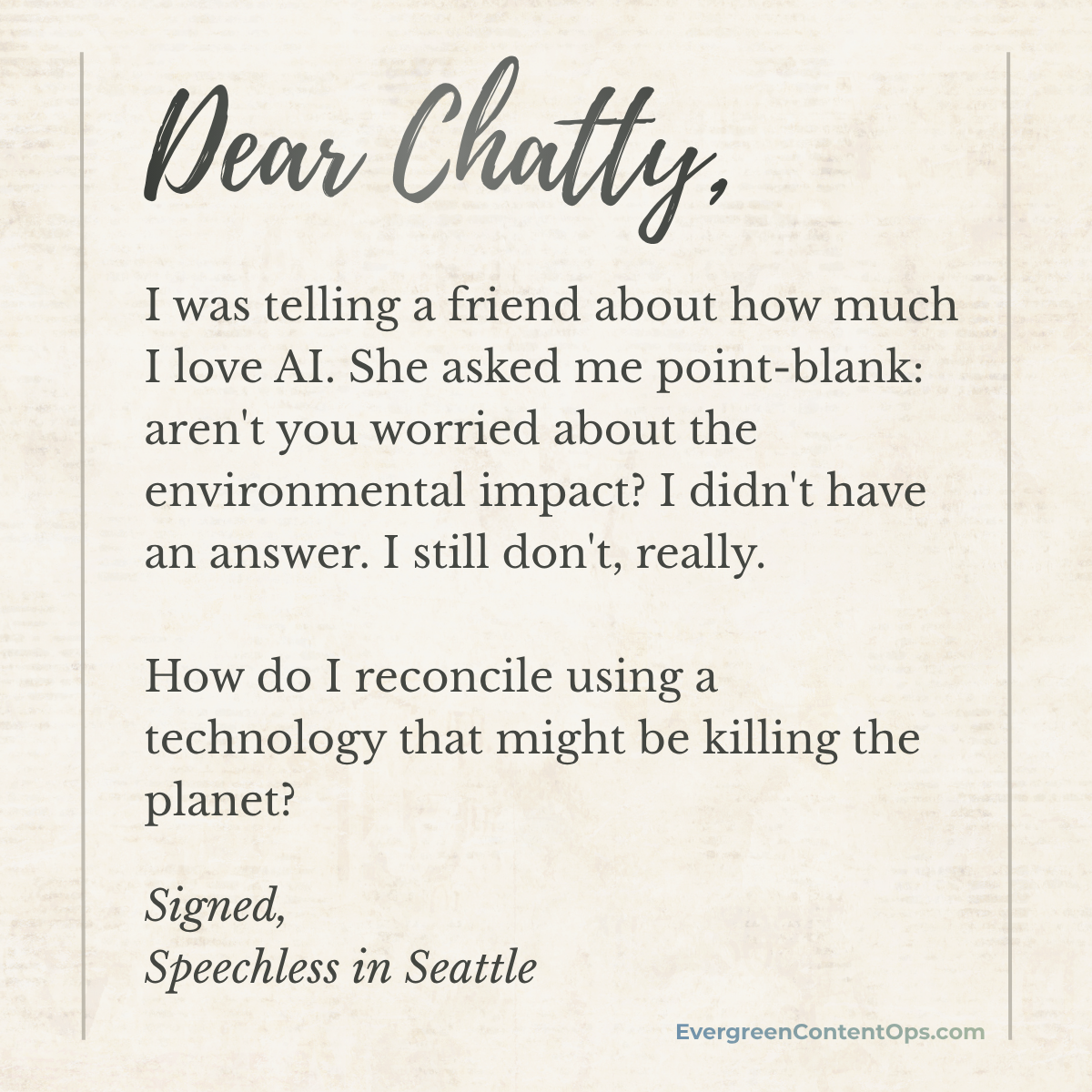 Should I be worried about AI’s impact on the environment?