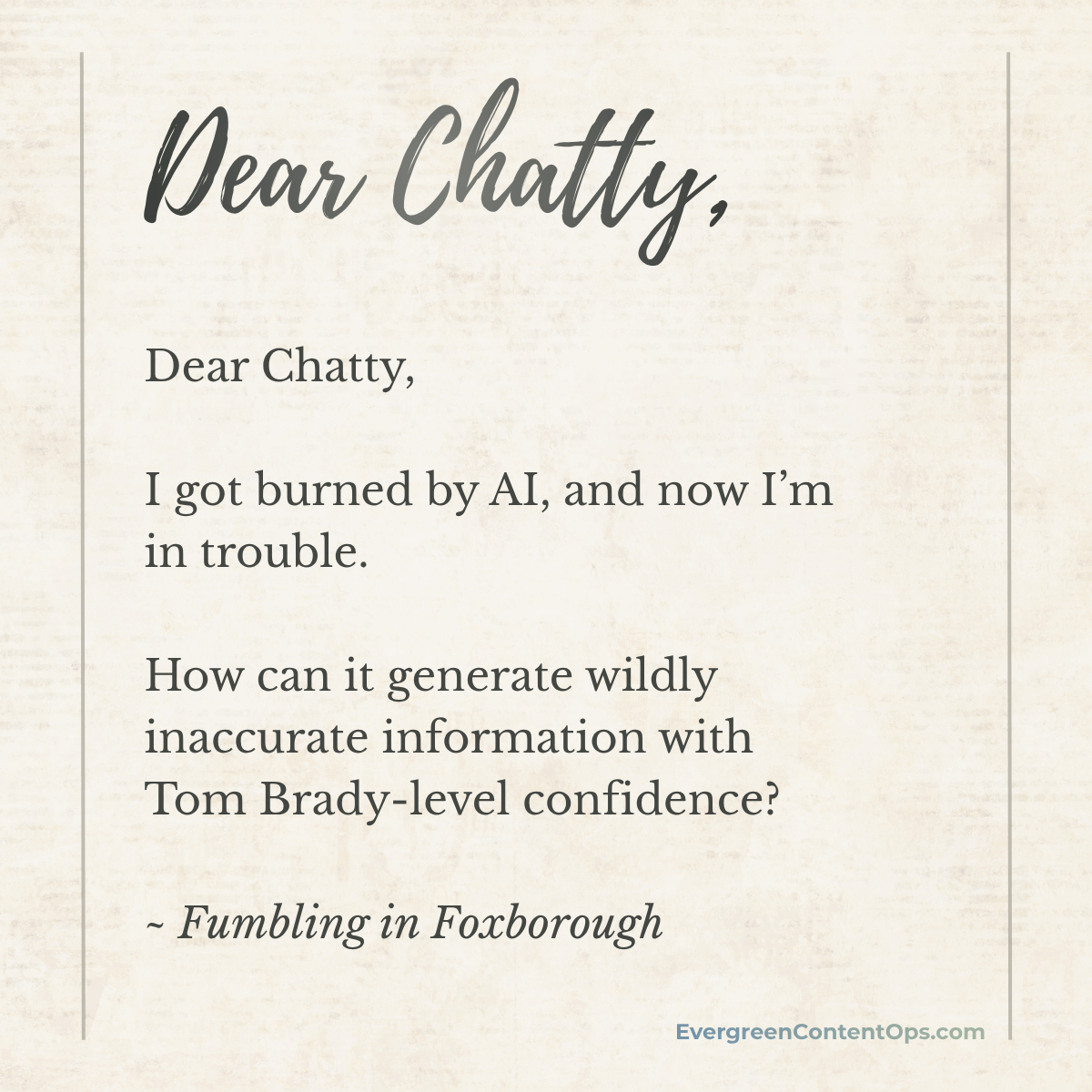 I got burned by AI. How can it be so confidently wrong? 