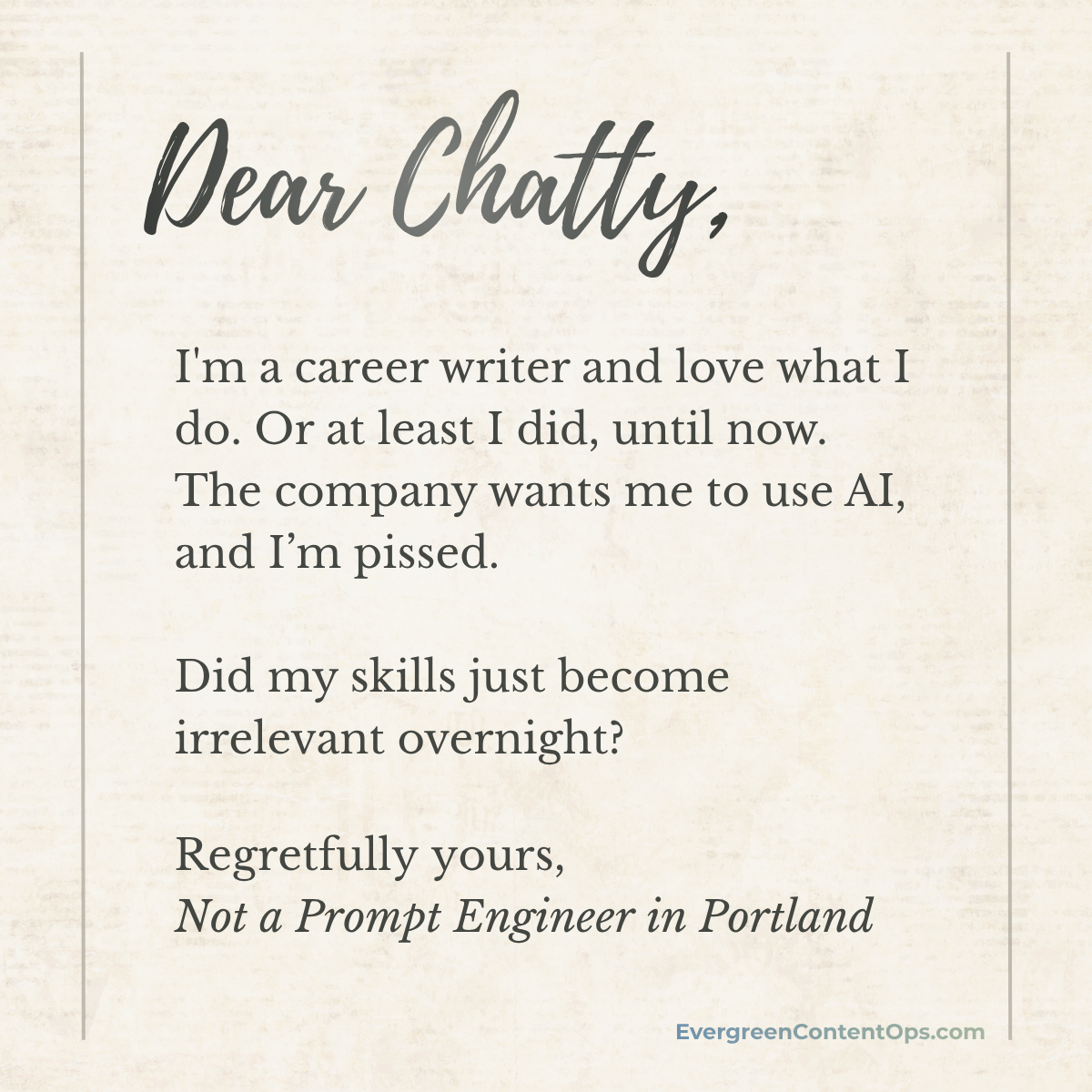 Is AI Making Writers Irrelevant?