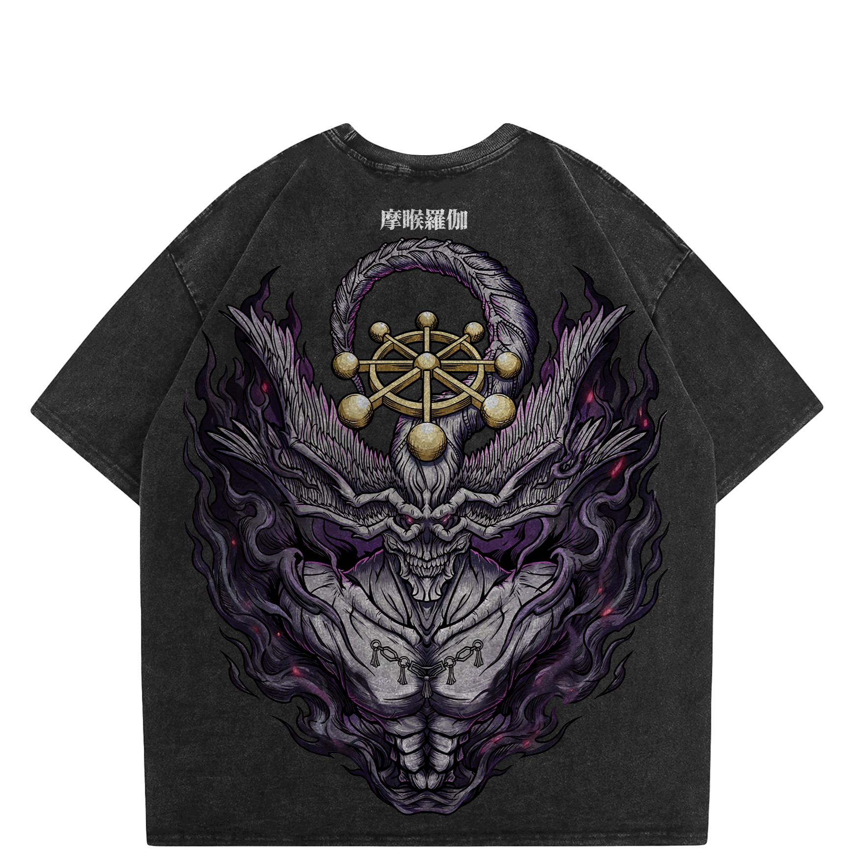 Mahoraga Divine General Washed Style T-Shirt