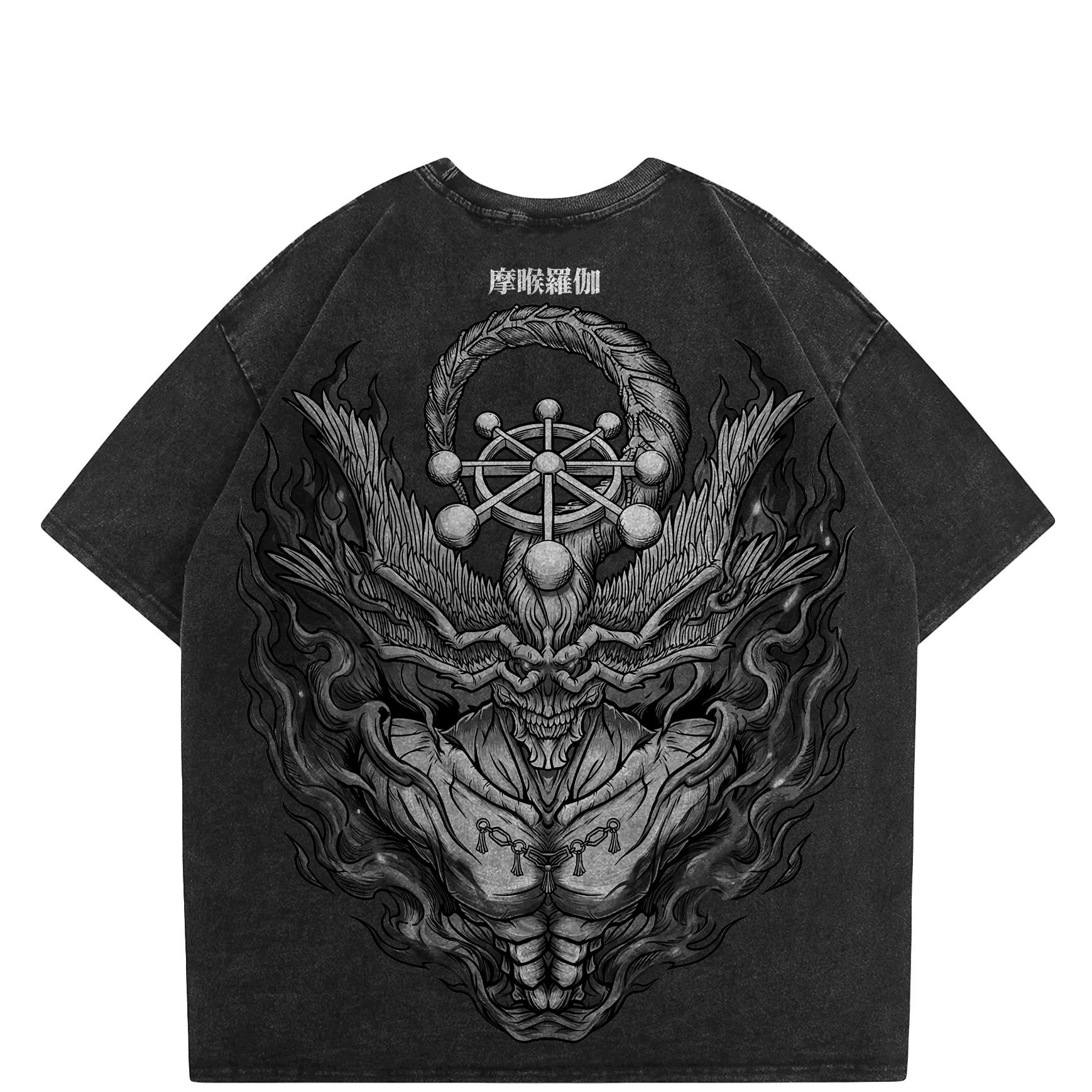 Mahoraga Divine General Washed Style T-Shirt