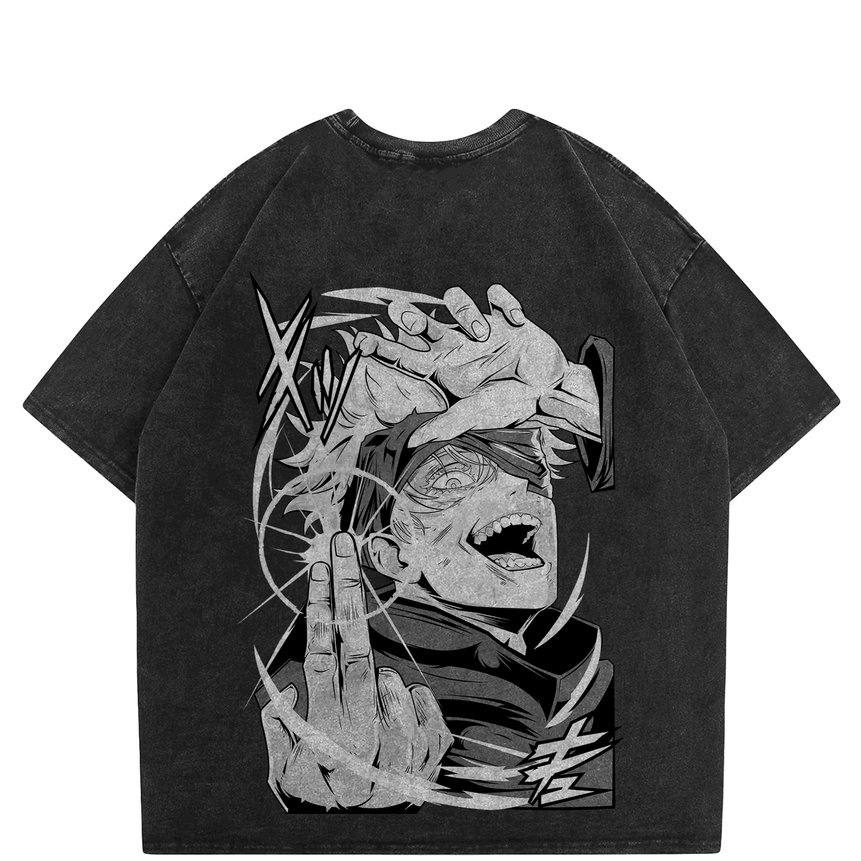 Gojo Oversized Washed Style T-Shirt