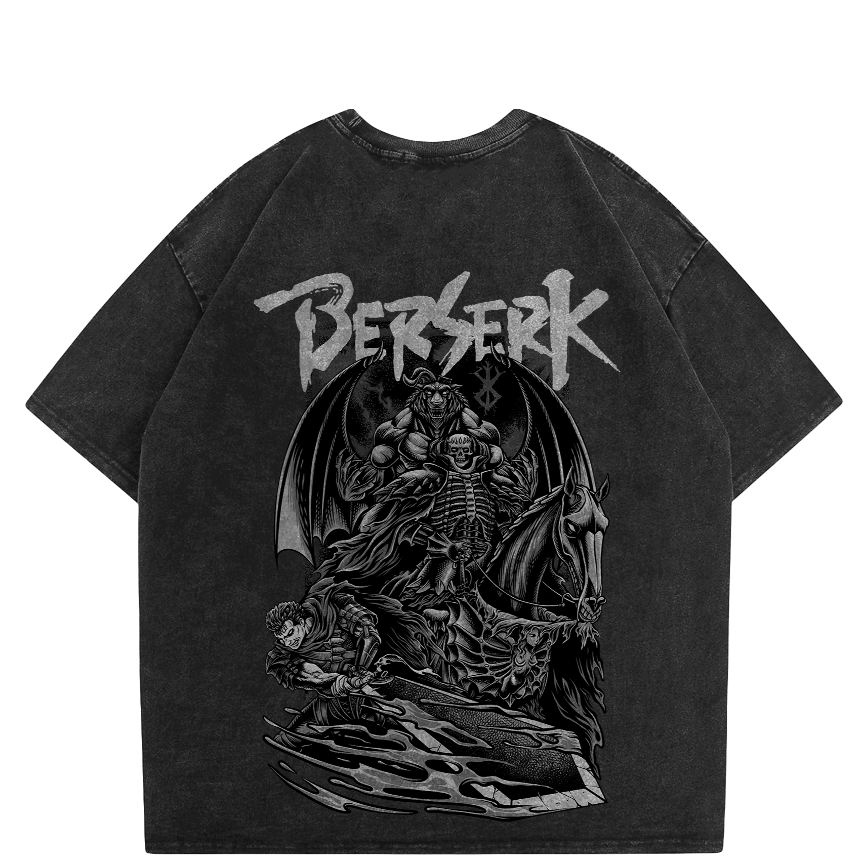 Guts Oversized Washed Style T-Shirt