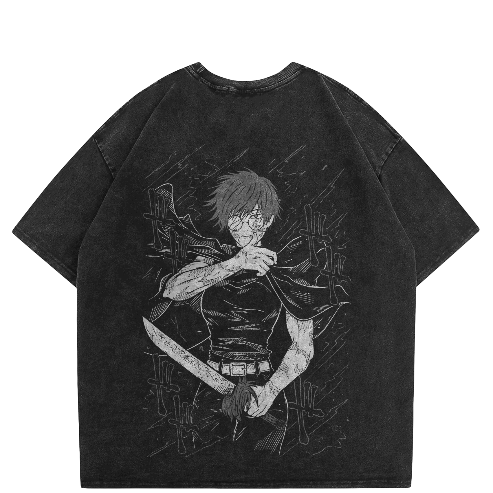 Maki Awakened Oversized Washed Style T-Shirt