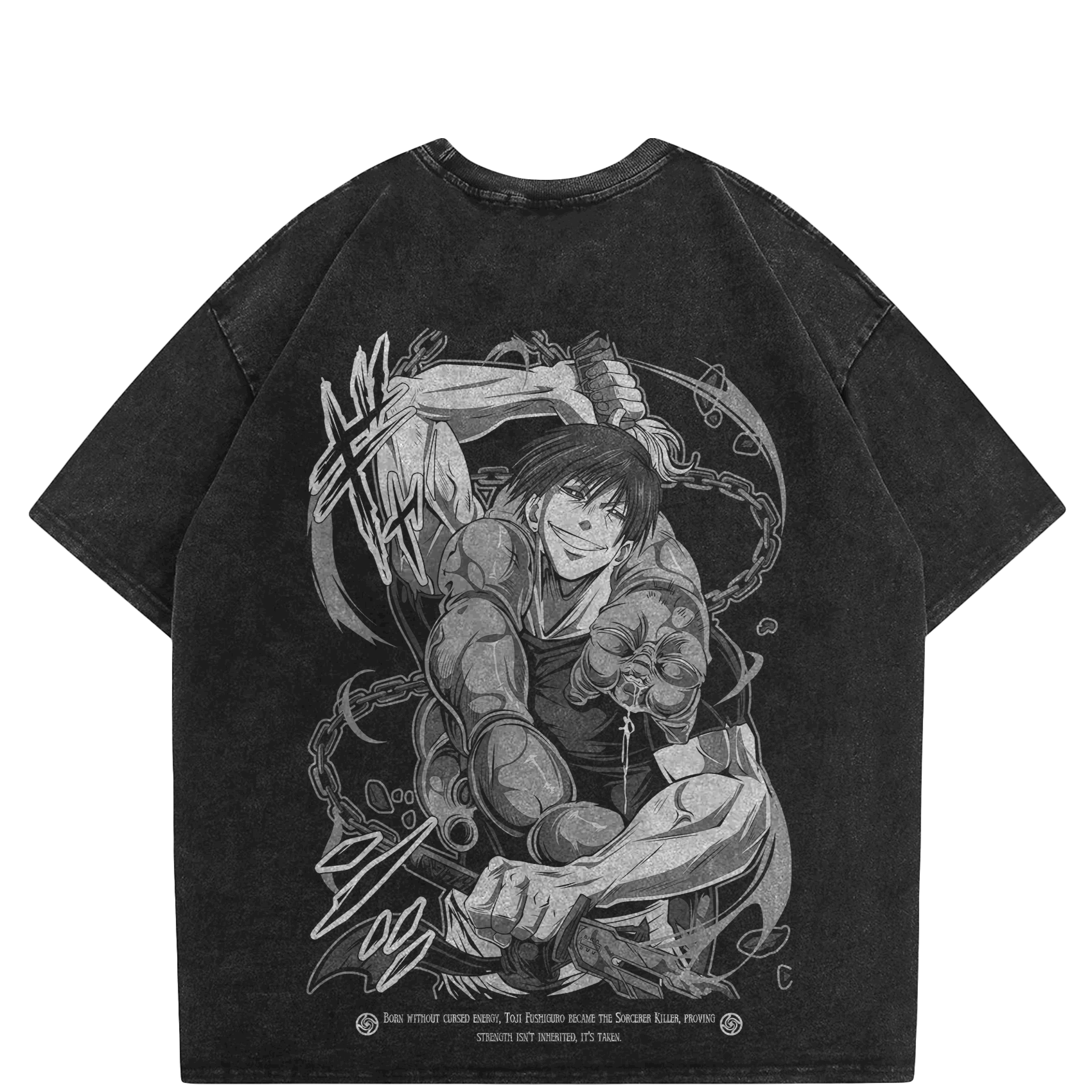 Toji Fushiguro Washed Style T-Shirt