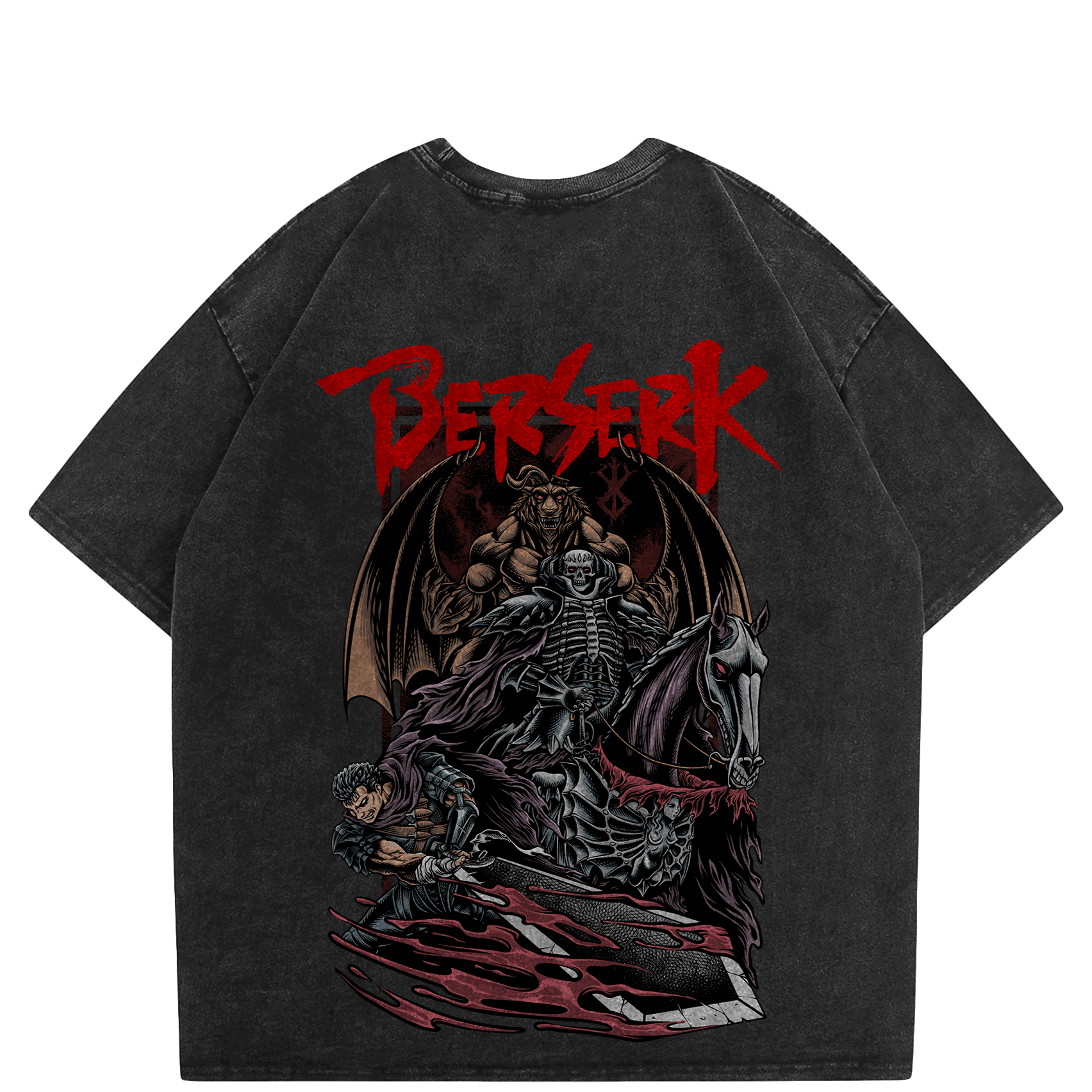 Guts Oversized Washed Style T-Shirt