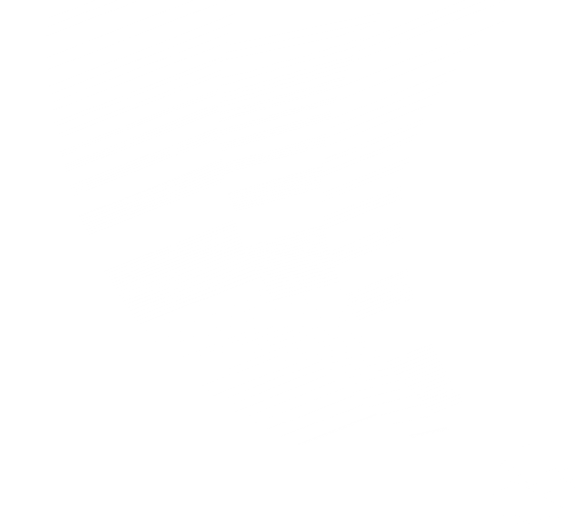 A stylized illustration of a white light bulb with a black base on a white background.