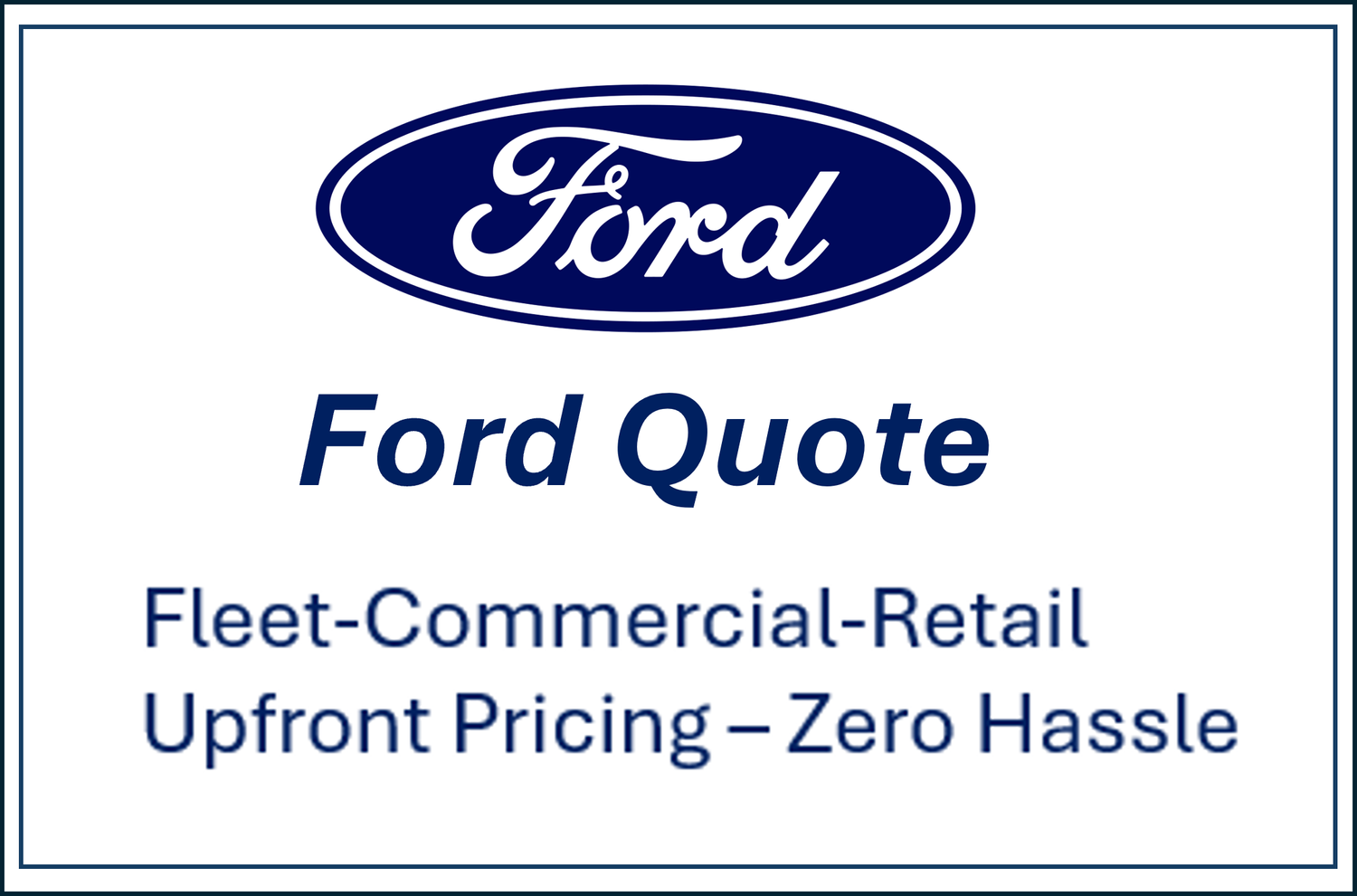 Ford Quote