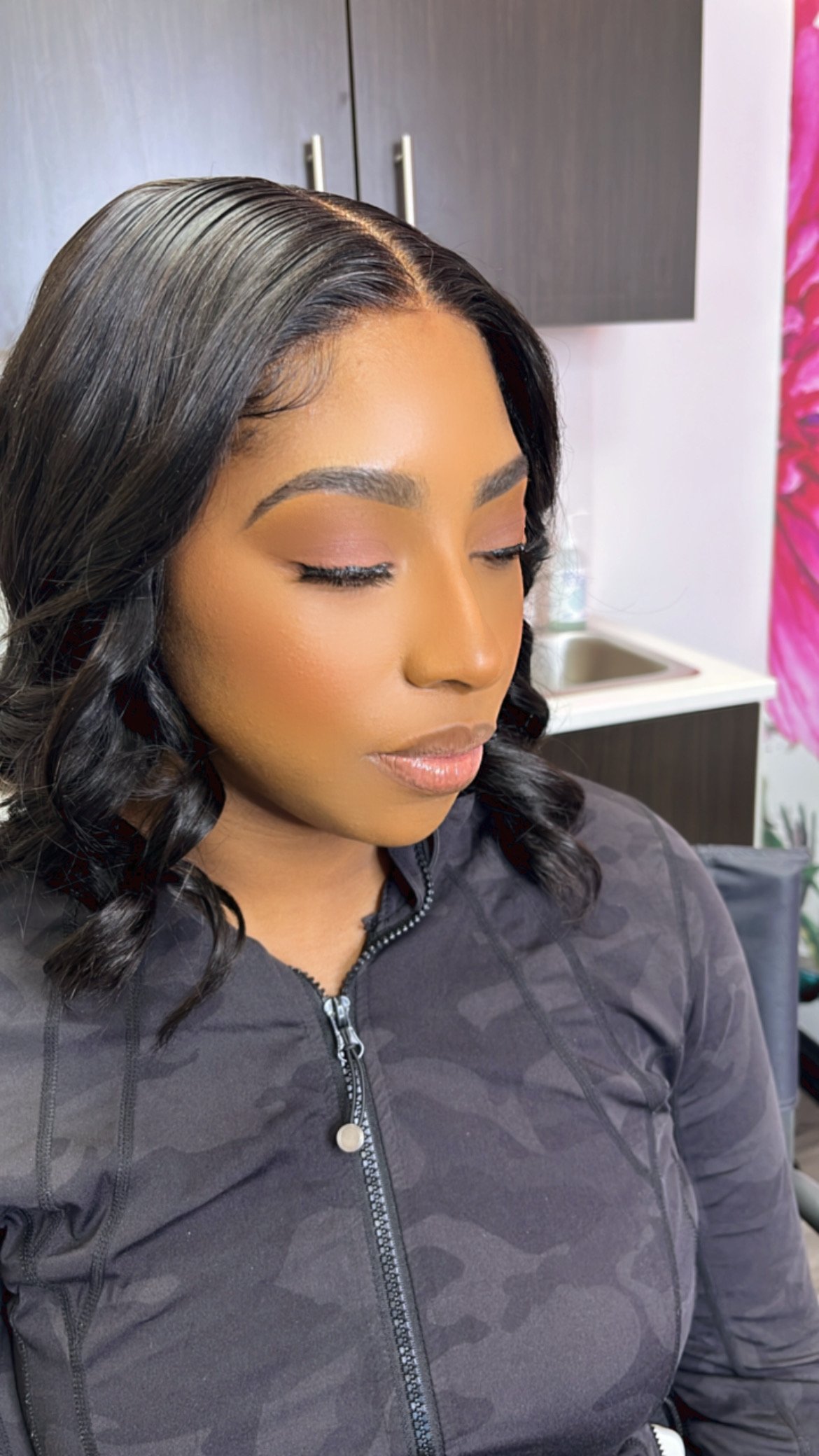 Luxury soft glam makeup for bridal and special events in Charlotte, NC with a flawless skin-like finish.