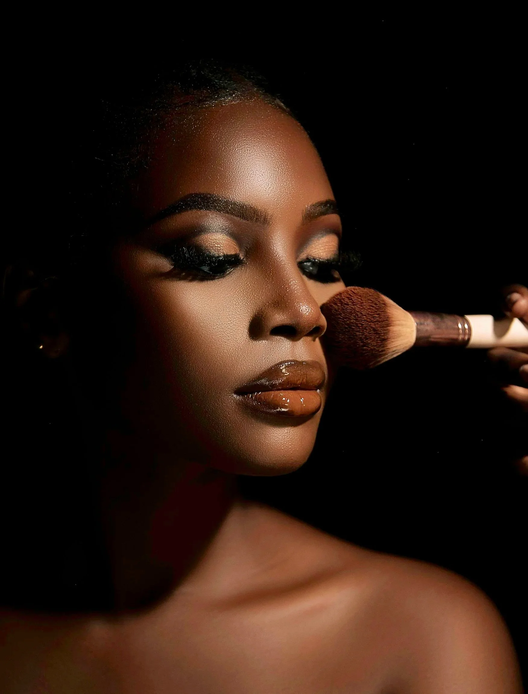 Makeup application for acne-prone and textured skin focused on smooth coverage, balance, and a polished finish.