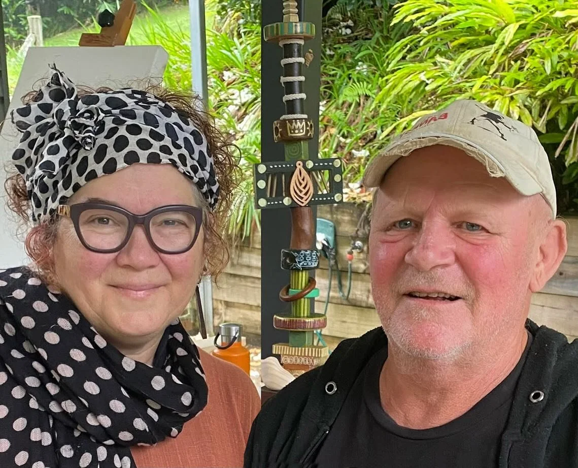 Small Worlds Sculpture Prize 2026 &bull;

Meet the Artists:
Marlena Basser is an emerging artist exploring and refining her visual language. Working primarily with acrylic on canvas and wood, her practice uses abstraction to express inner experience 