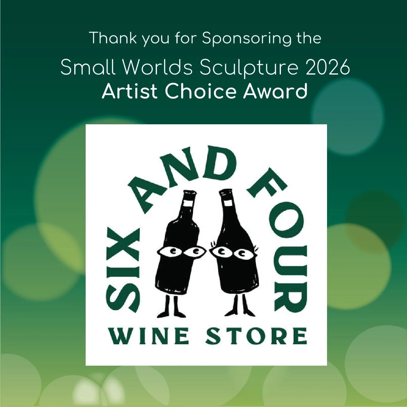 Thanks to @sixandfour_winestore murwillumbah, we have a superb Artist Choice Award. 🙏🍷

Don&rsquo;t miss our opening night @trackwayssculpture Small Worlds prize exhibition @m.arts.precinct - Friday 19 June at 6 pm

Over the past months, artists fr
