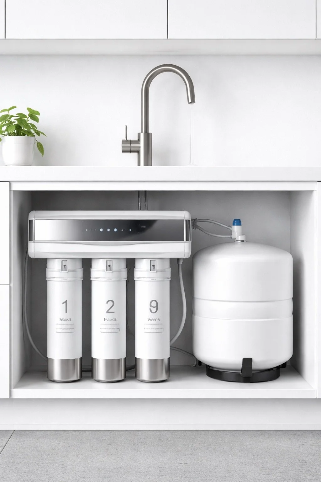 under sink water filtration system