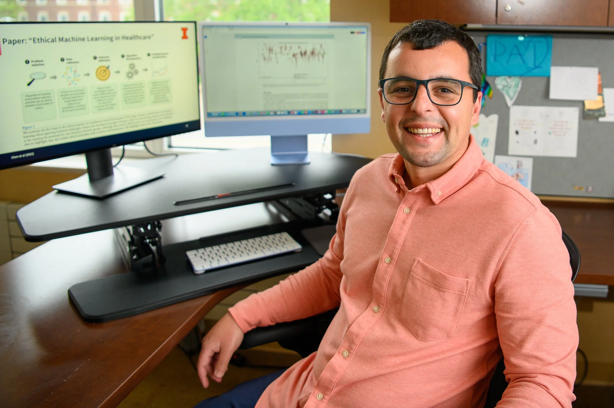Bruno Nunes researches the potential uses and pitfalls of artificial intelligence in public health. (College of Applied Health Sciences)