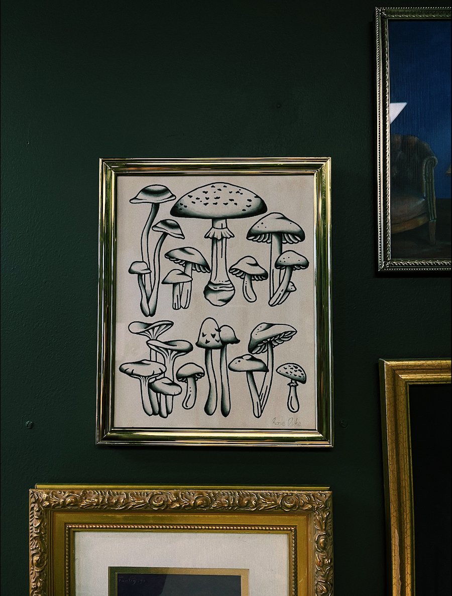 Fungal Forms - Hand Painted