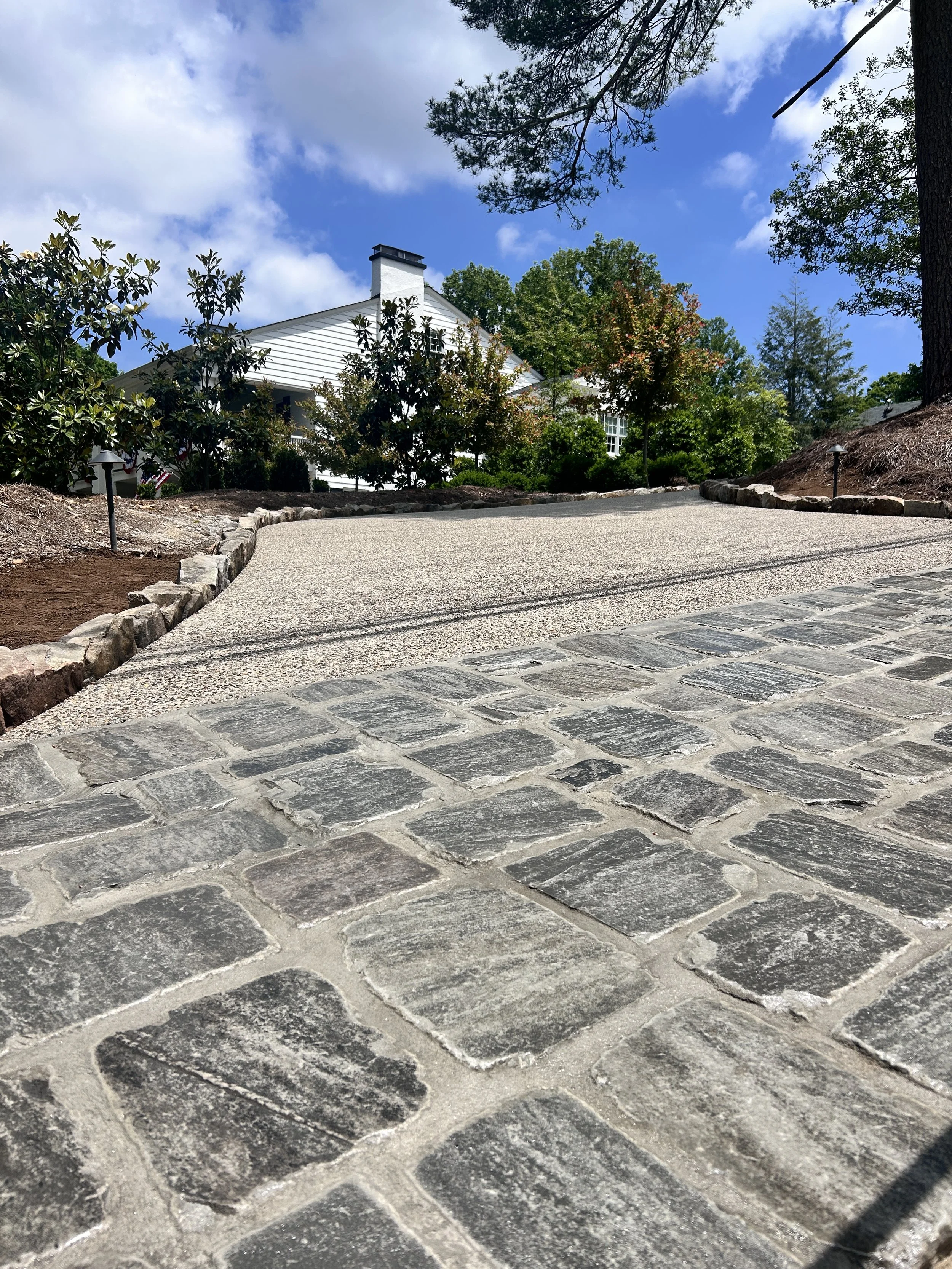 Large Crab Orchard Grey Tumbled Cobbles