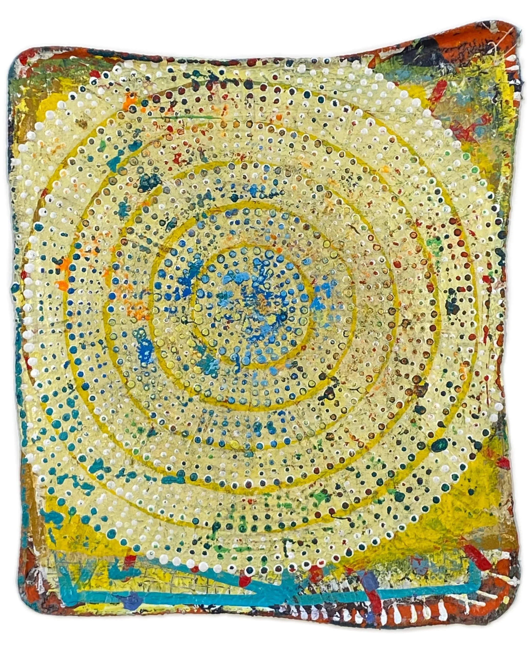 Viewing (2015 - 2024)
18 X 15"
acrylic on muslin shop rag 