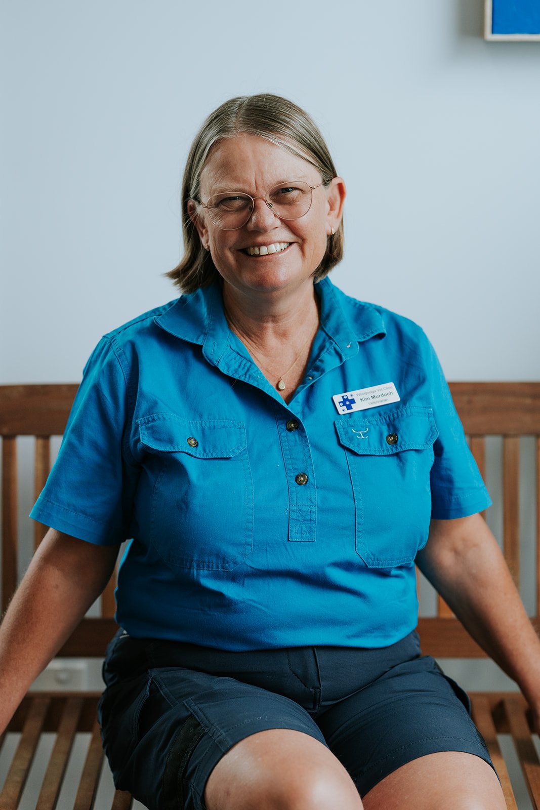 A professional photo of vet Dr Kim Murdoch