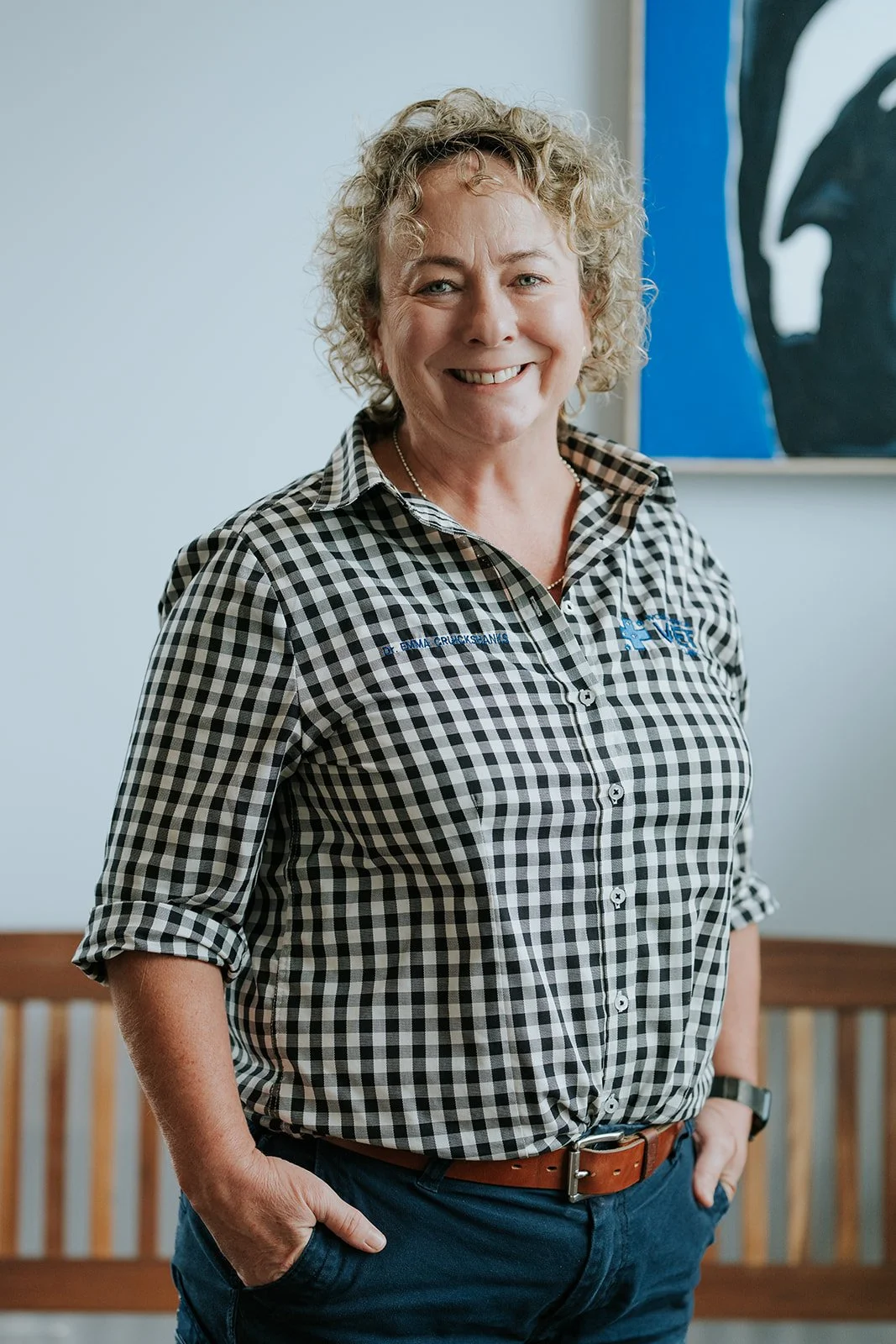 A professional photo of Vet Dr Emma Cruickshanks
