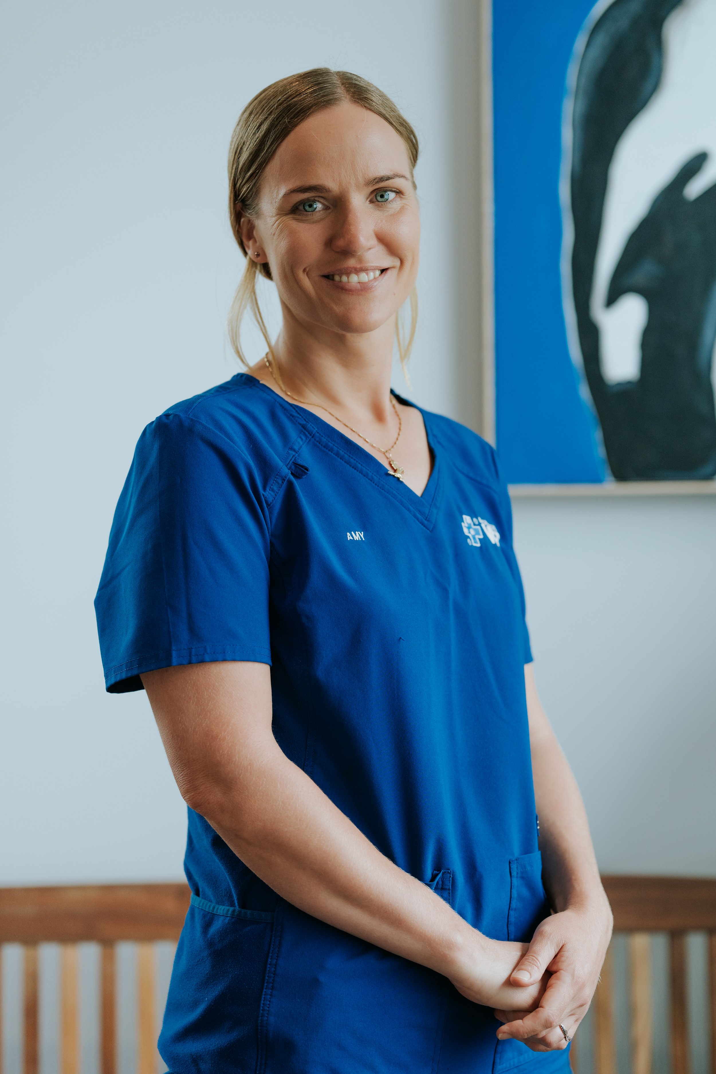 A professional photo of Head Vet Nurse Amy Wagstaff