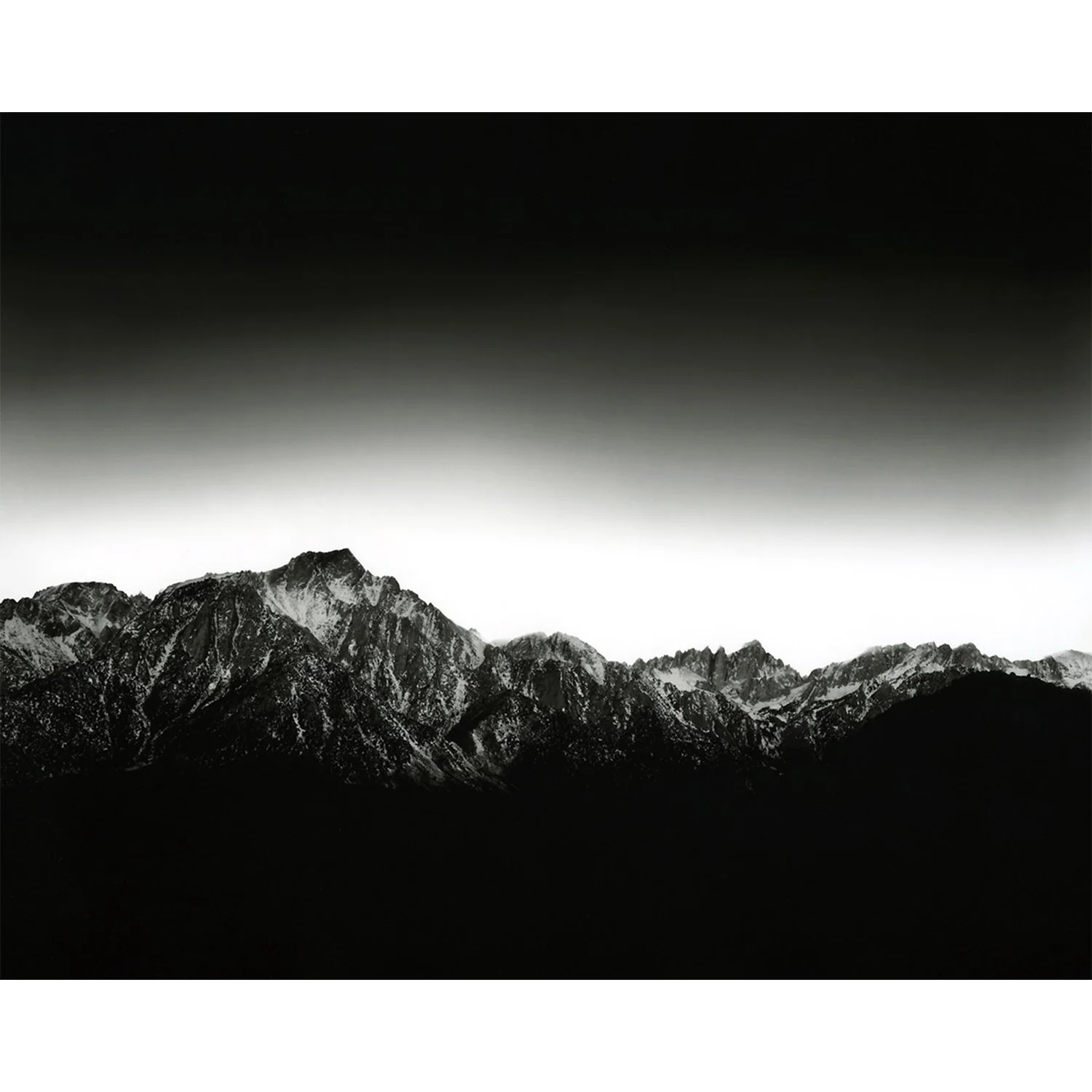 Sunset, Sierra Nevadas, CA, 2006   Print Info and Pricing   