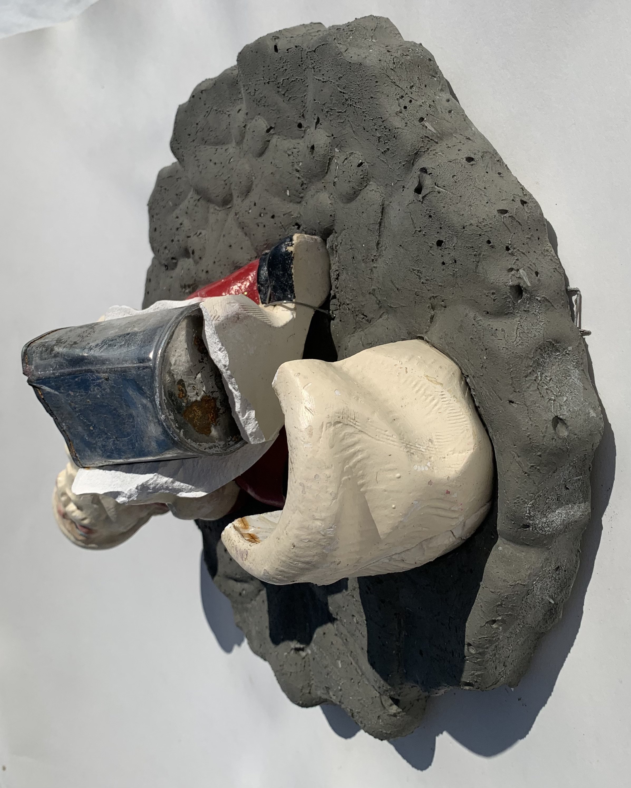 TOYS OR TRASH?
2023
Concrete & ceramic assemblage
12  x 12 x 4.5 in