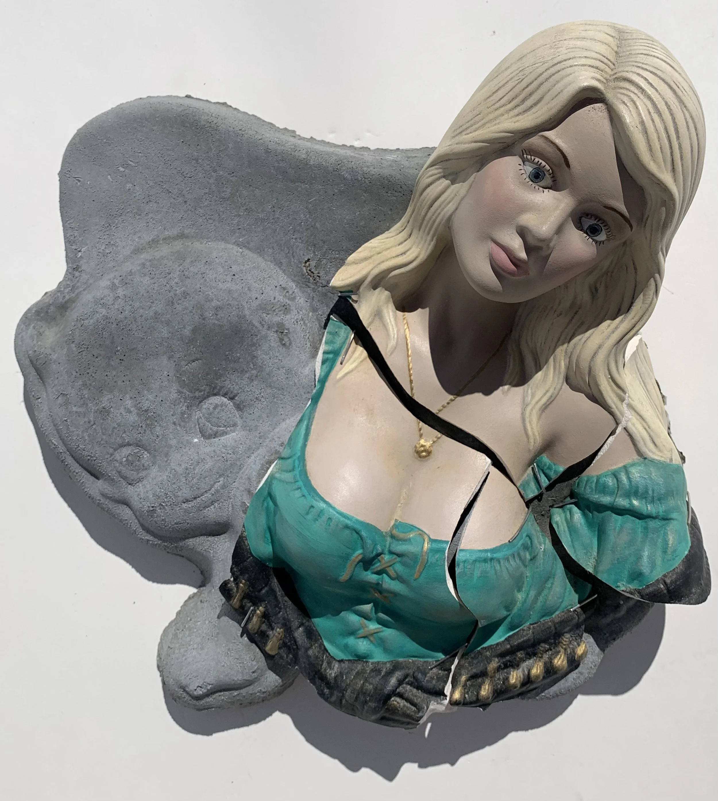 BAD NEWS.
2023
Concrete & ceramic assemblage.
12  x  13  x  4.5 in